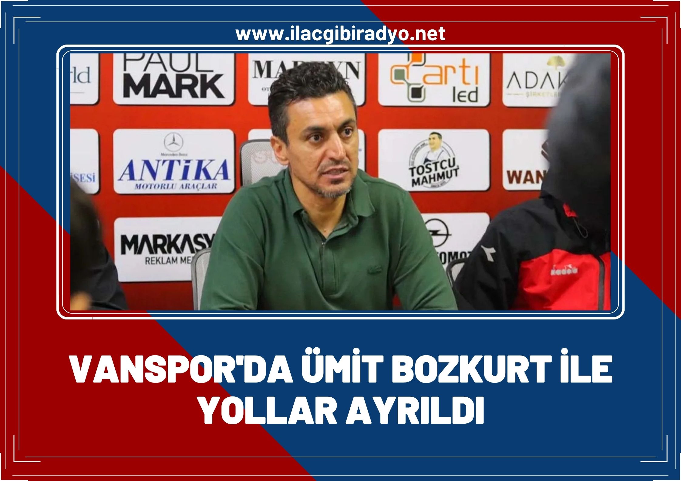 Vanspor teknik direktör Ümit Bozkurt ile yollarını ayırdı!