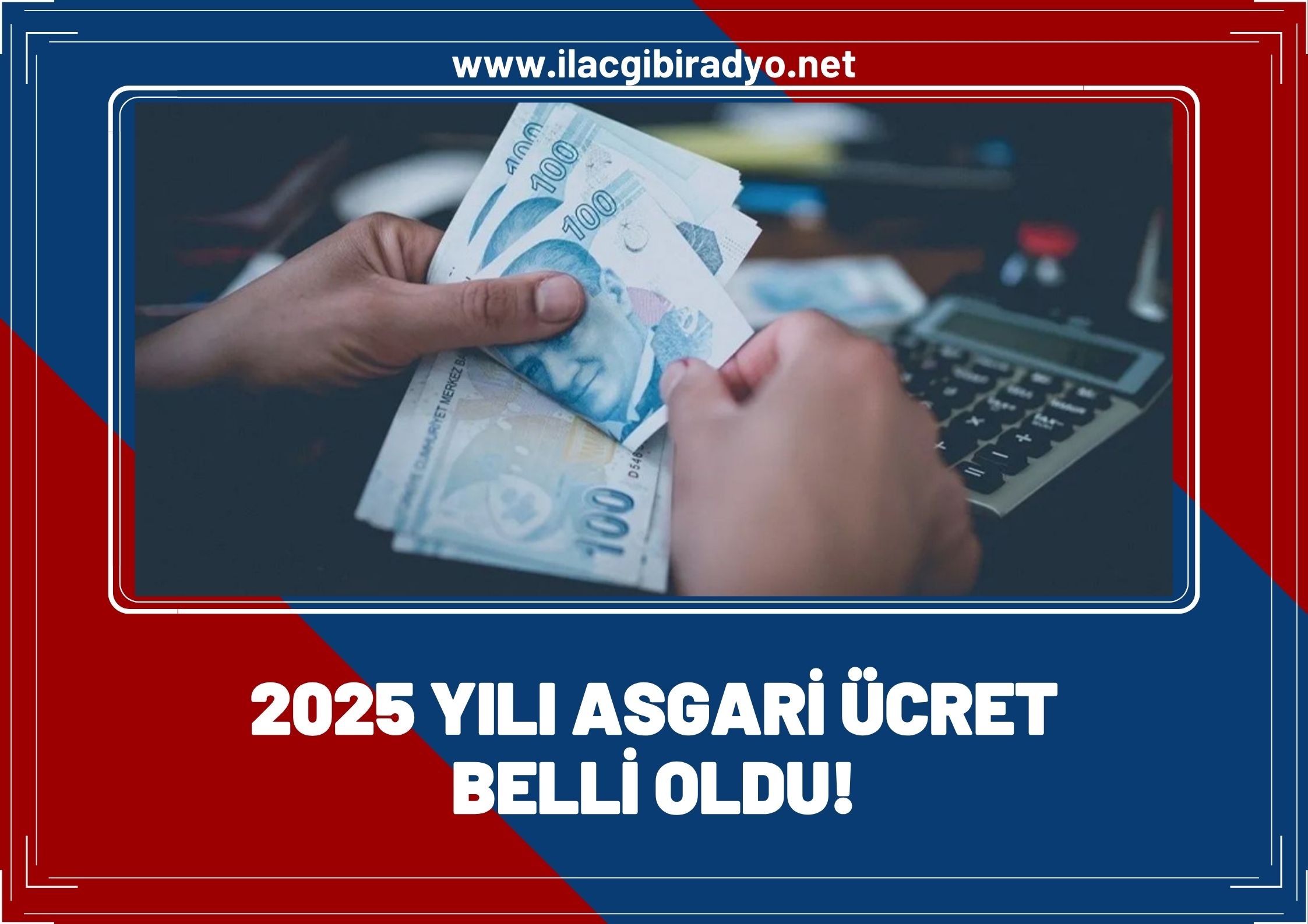 2025 yılı asgari ücreti belli oldu