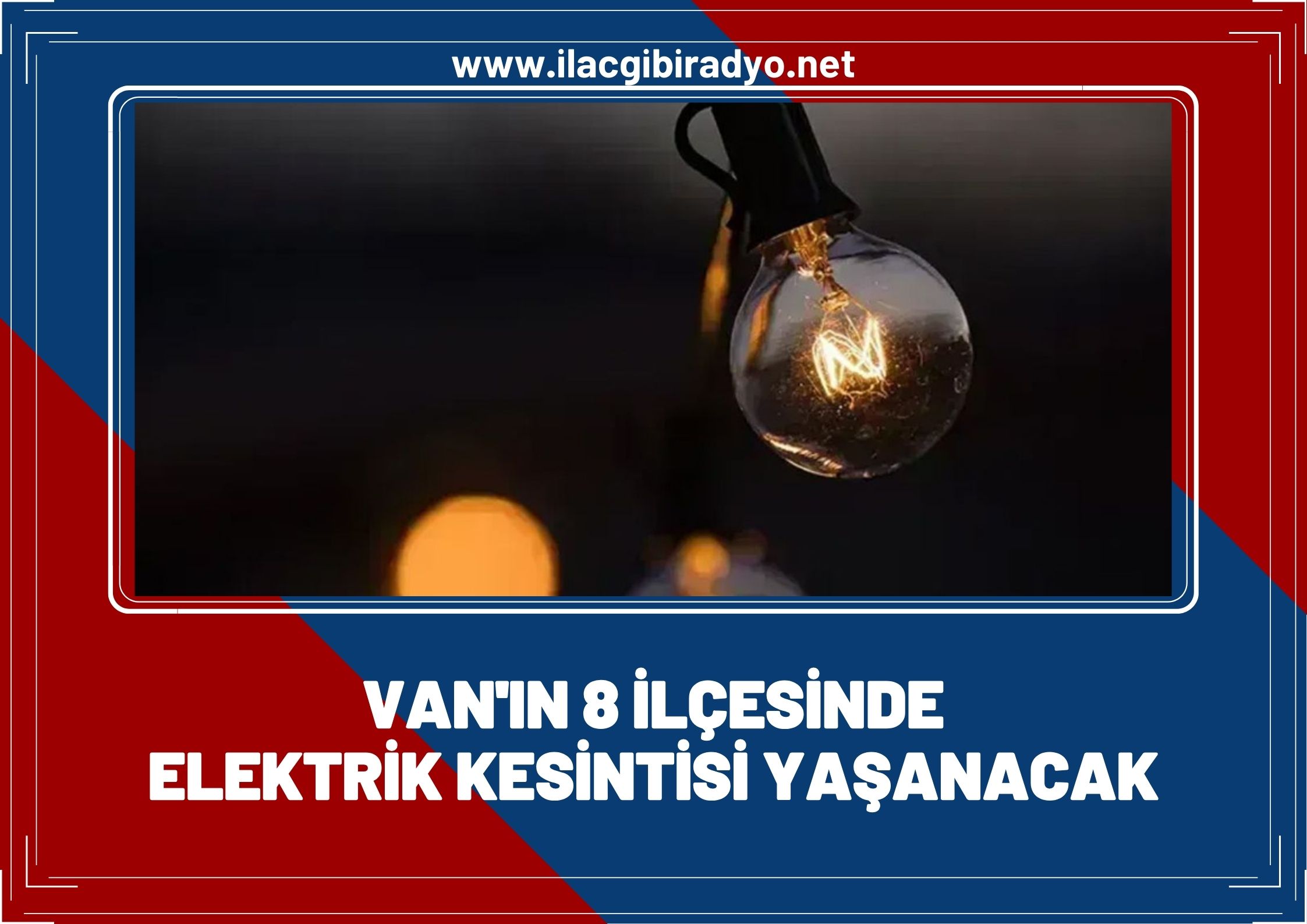 VEDAŞ uyardı: Elektrikler kesilecek