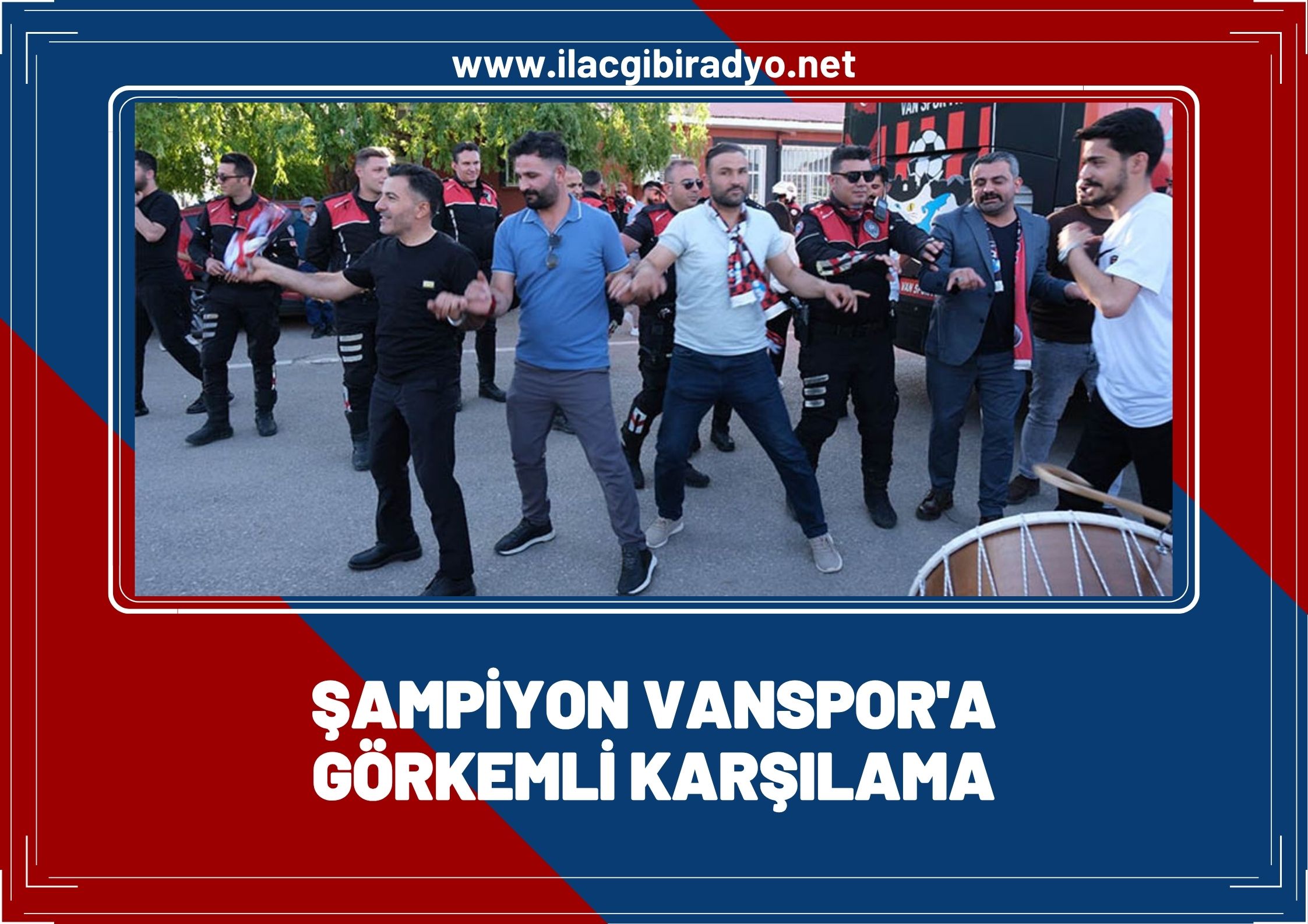 Şampiyon Vanspor’a görkemli karşılama