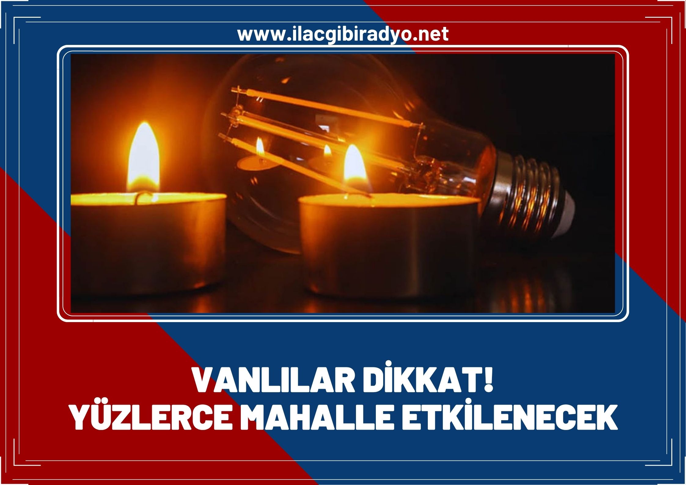 Vanlılar dikkat! Yüzlerce mahalle etkilenecek!