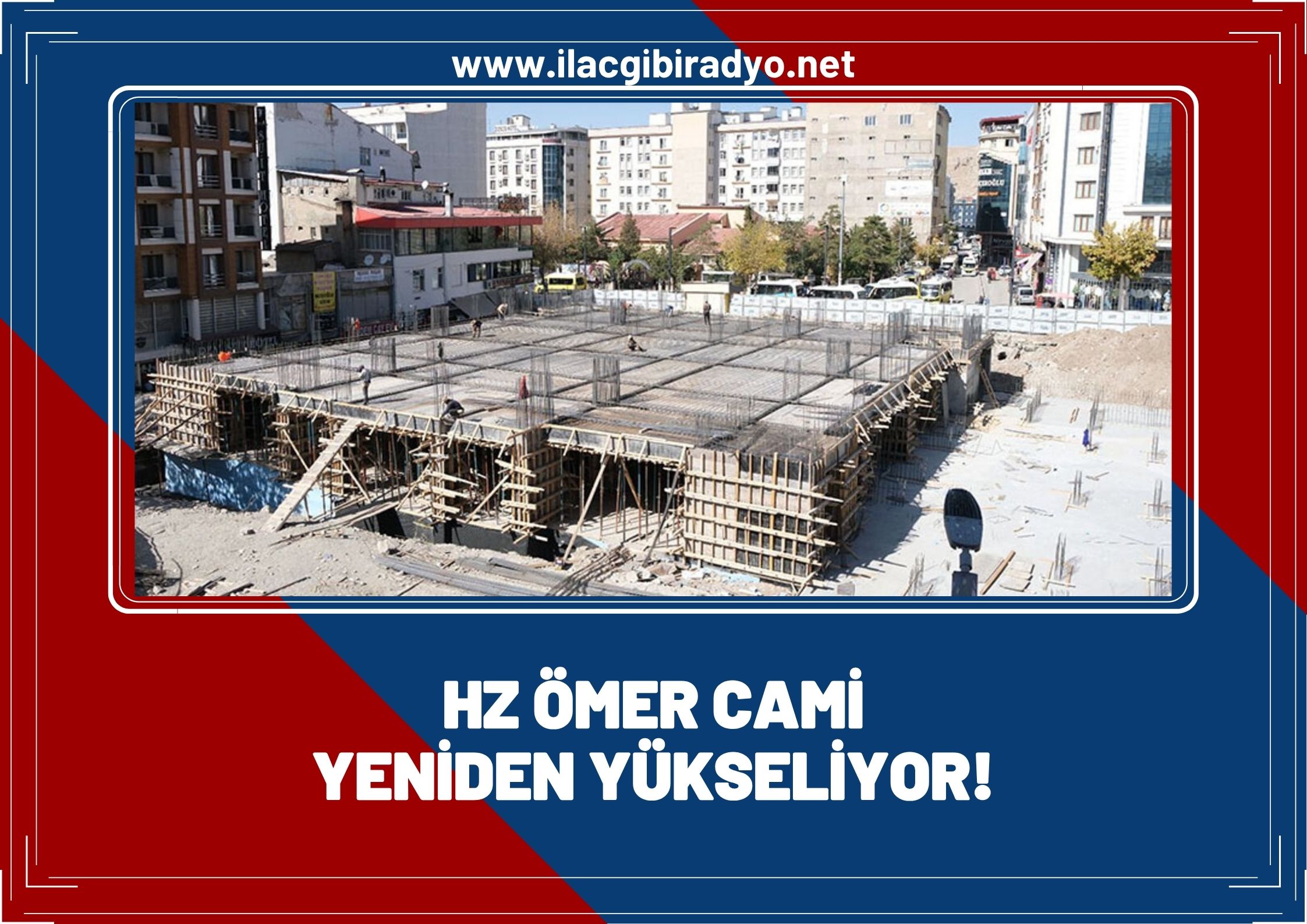 Hz. Ömer Cami yeniden yükseliyor! İşte inşaattaki son durum…