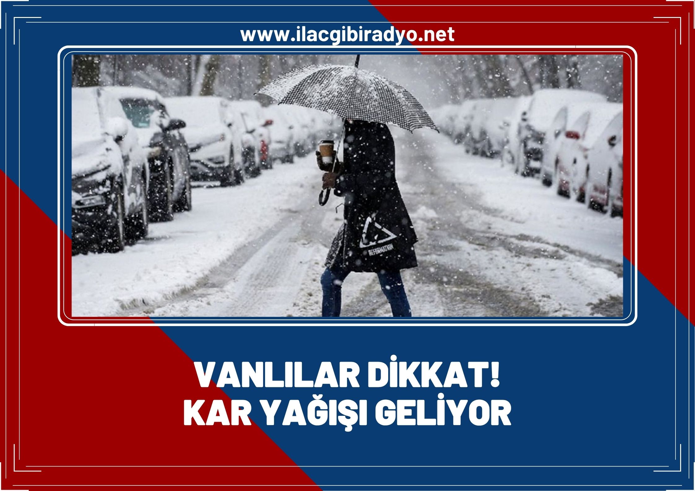 Van için kar gözüktü!