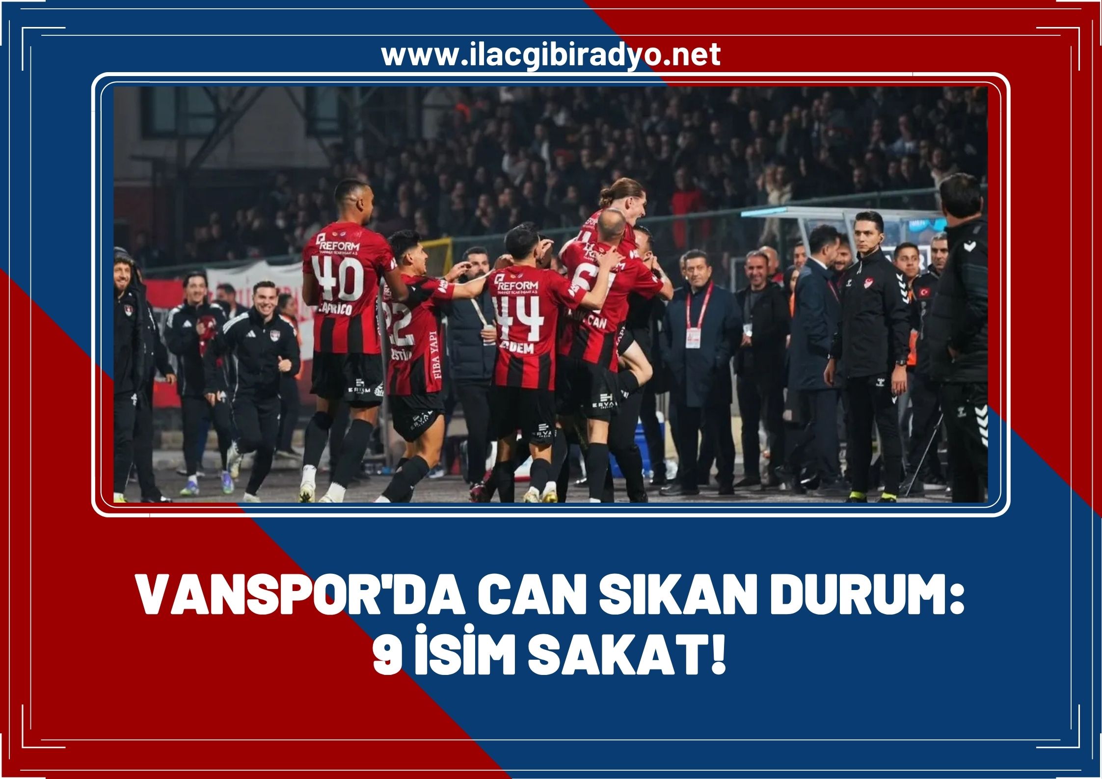 Vanspor’da Ümraniyespor maçı öncesi can sıkan durum: 9 isim sakat!