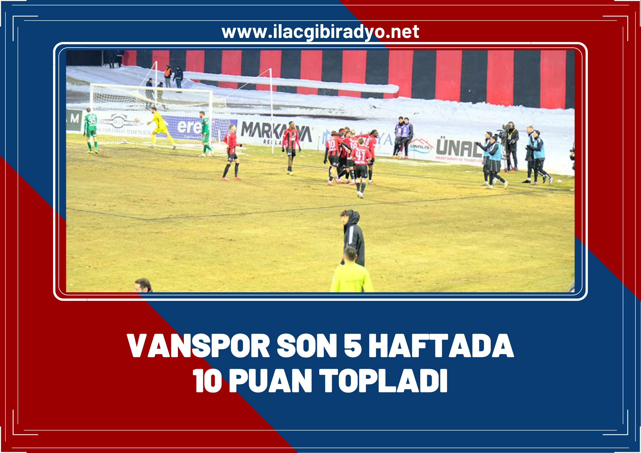 Vanspor son 5 haftada 10 puan topladı!