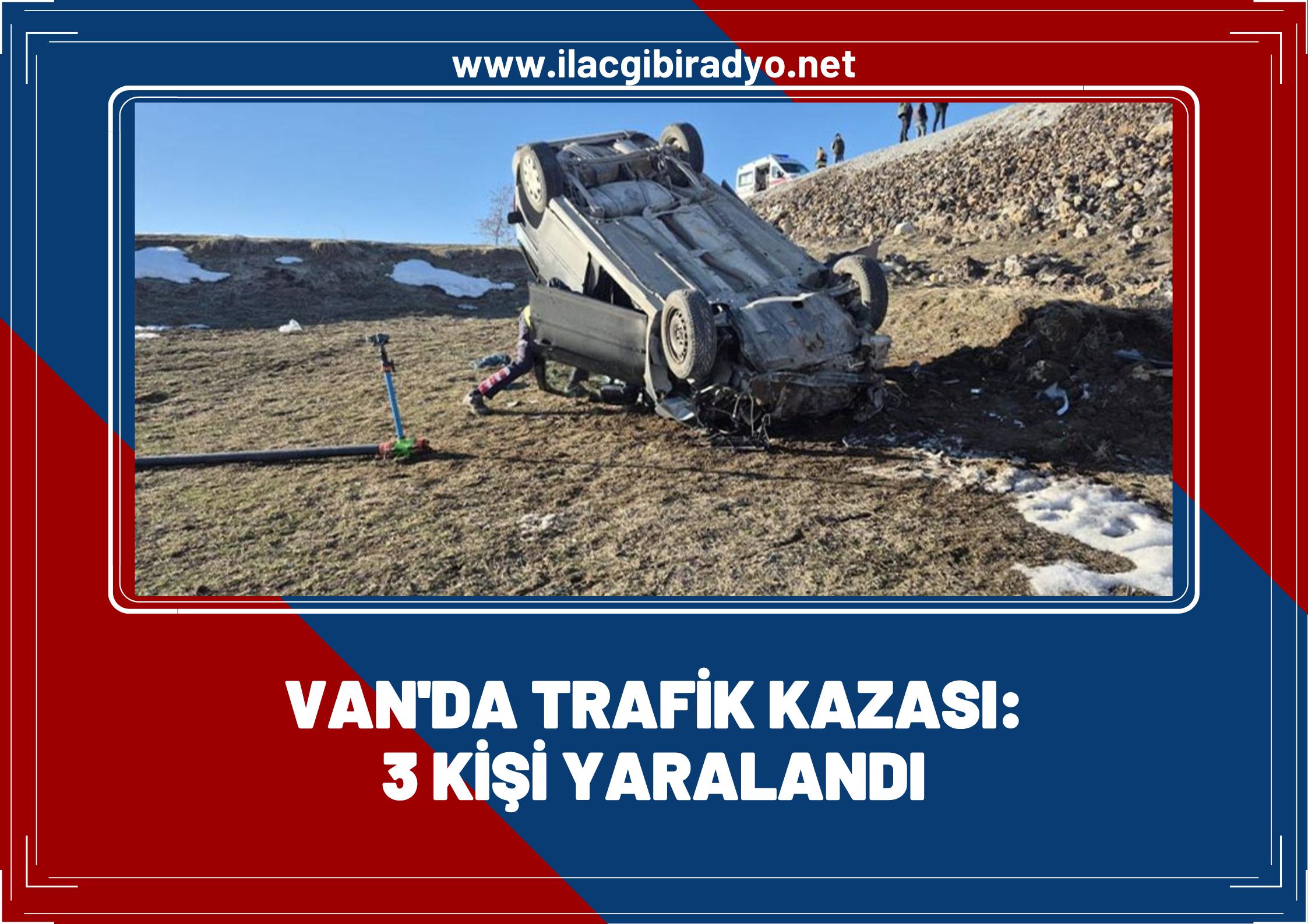 Van'da trafik kazası: 3 yaralı