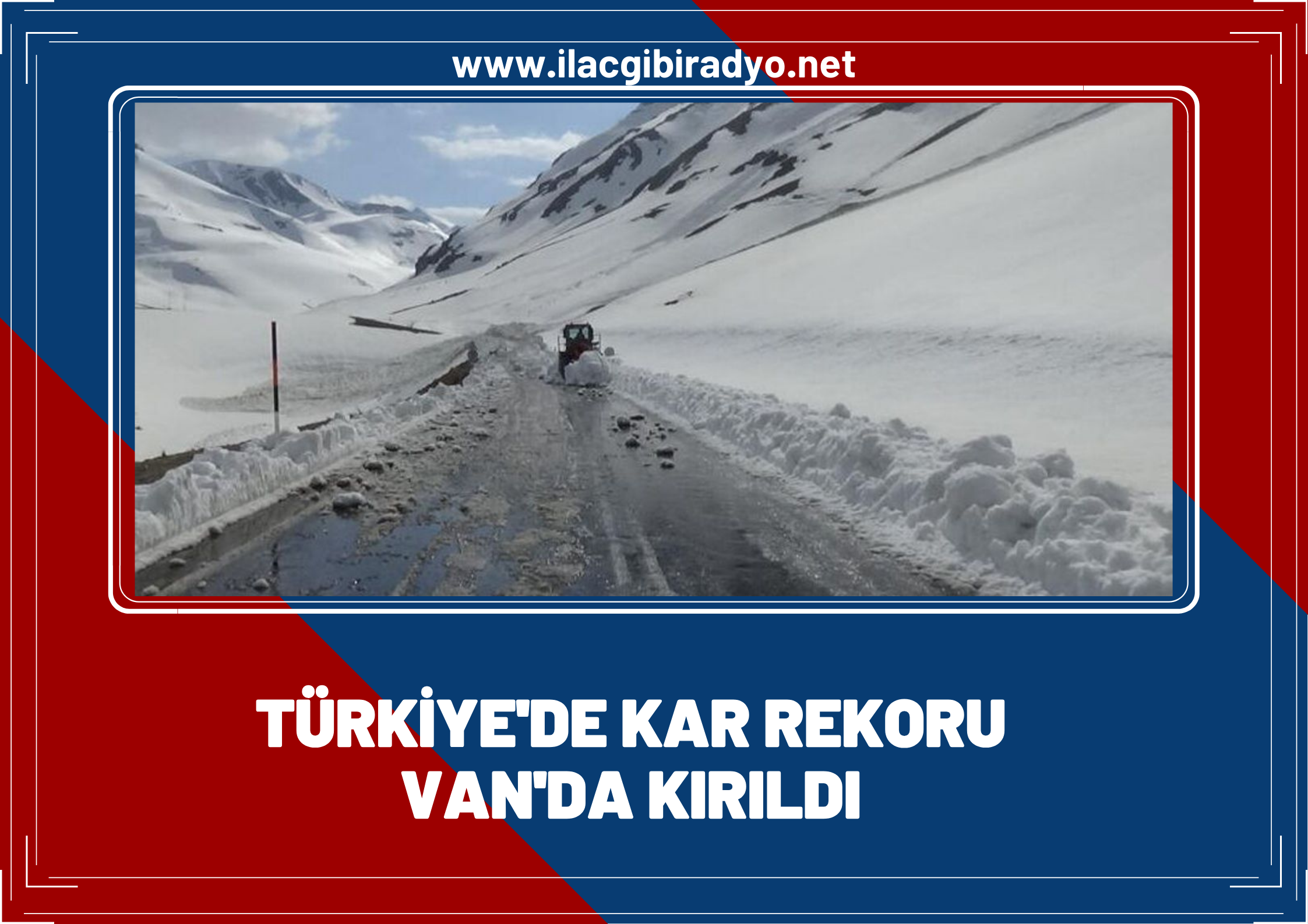 Türkiye'de kar rekoru Van'da kırıldı