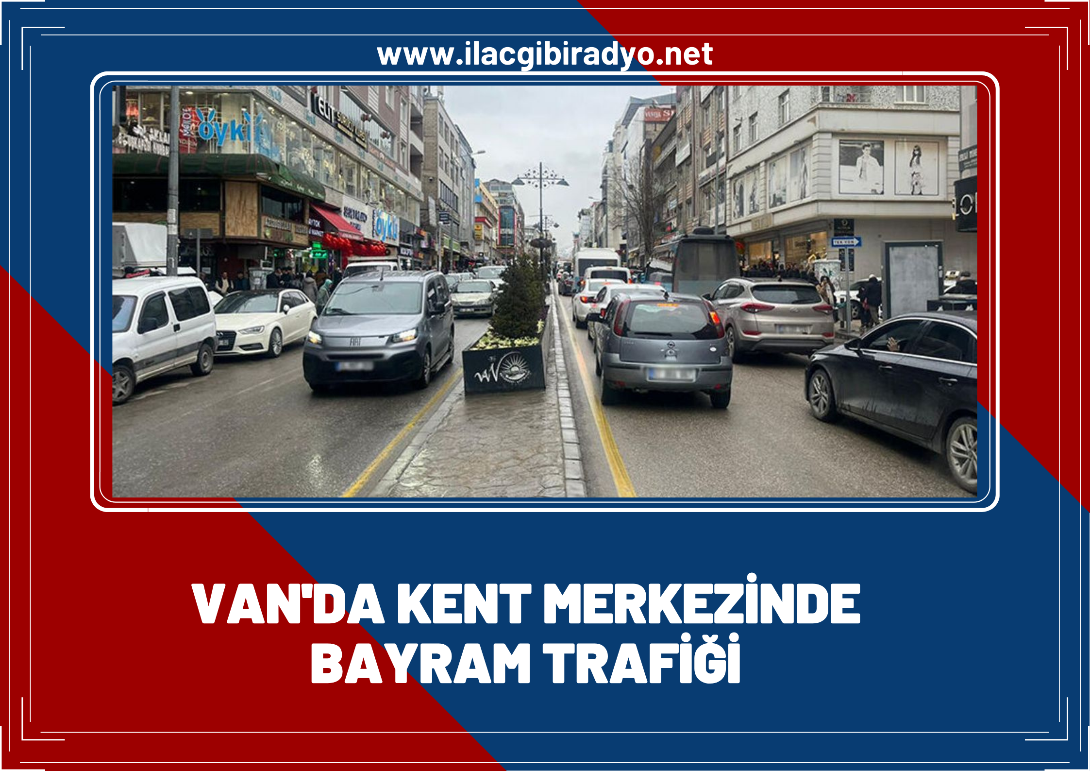 Van’da bayram trafiği!