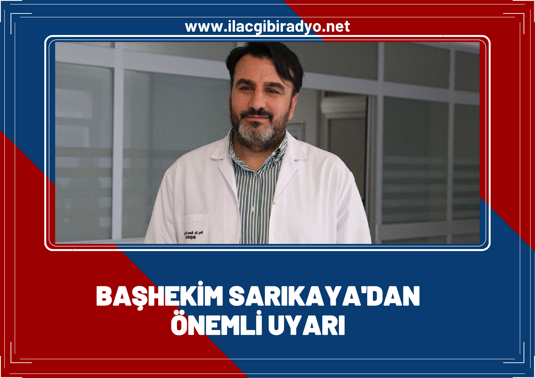 Başhekim Sarıkaya’dan hipertansiyon uyarısı!