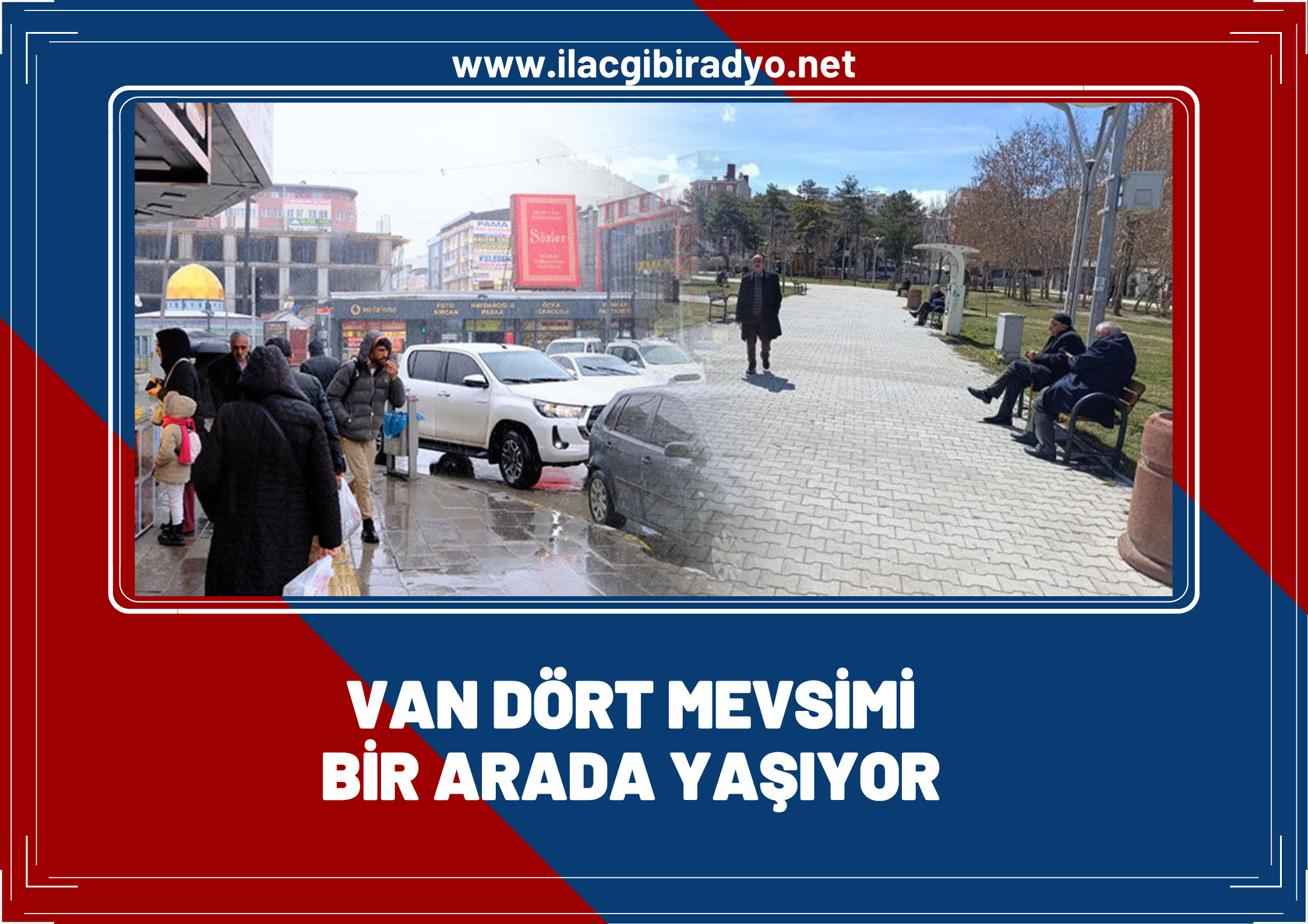 Van’da 4 mevsim bir arada! Kar, yağmur, karla karışık yağmur, güneş…