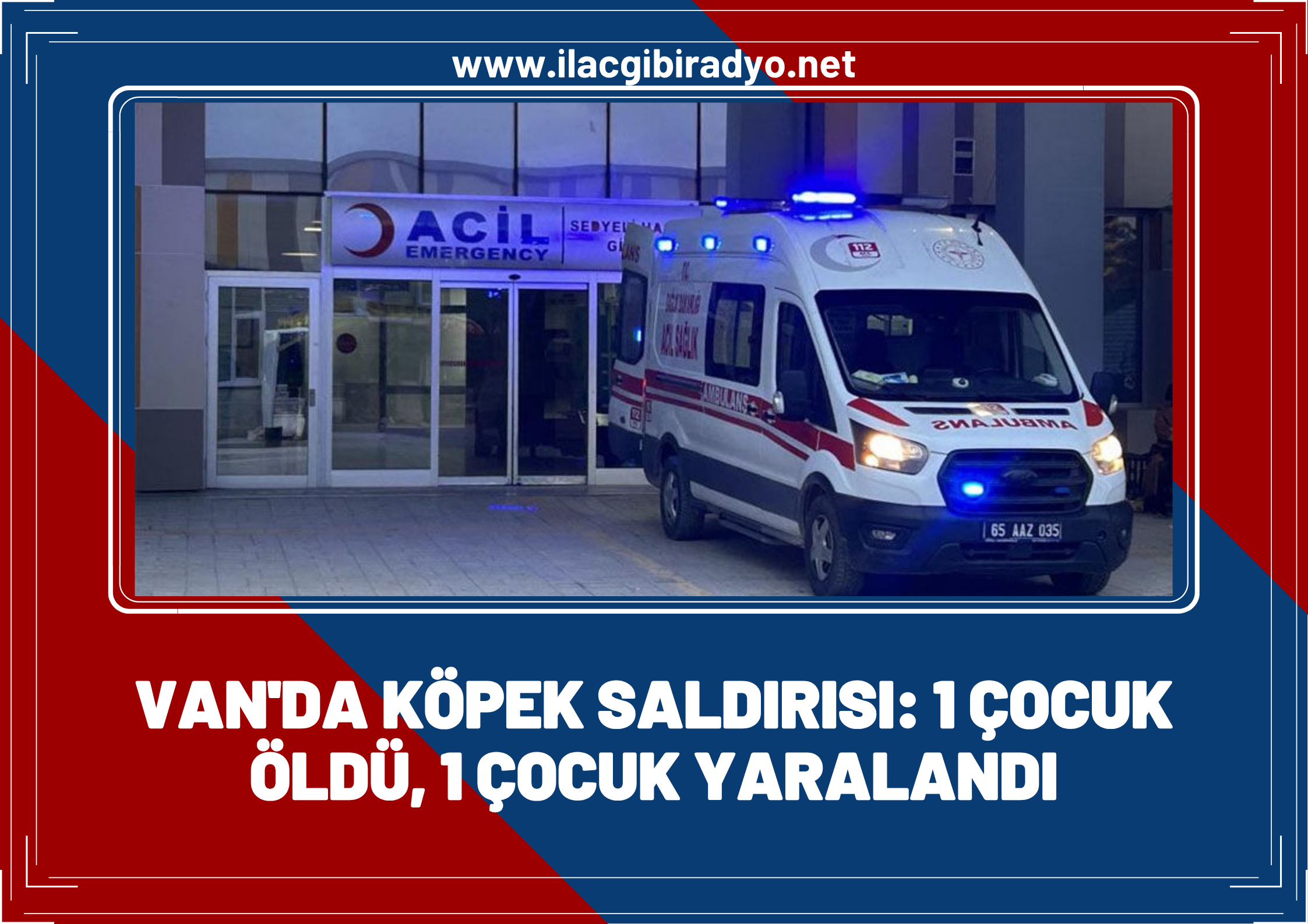 Van'da köpek saldırısı: 1 çocuk öldü, 1 çocuk yaralı