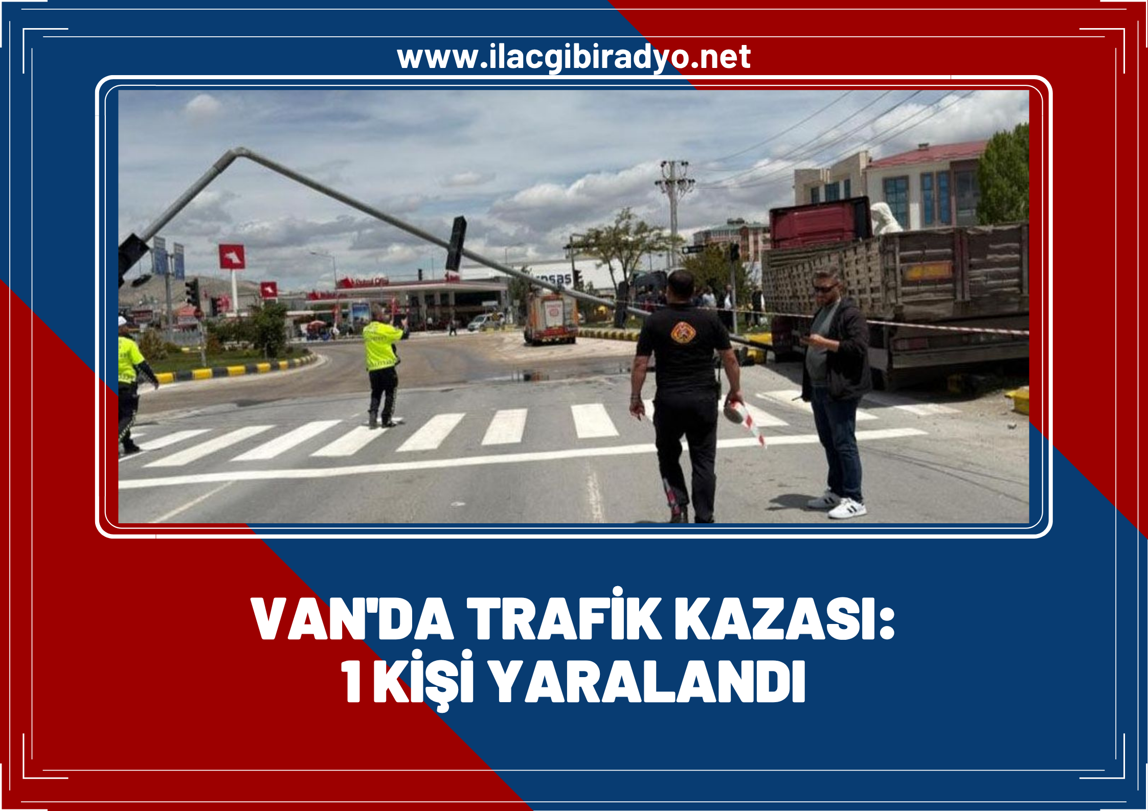 Van’da trafik kazası: 1 yaralı