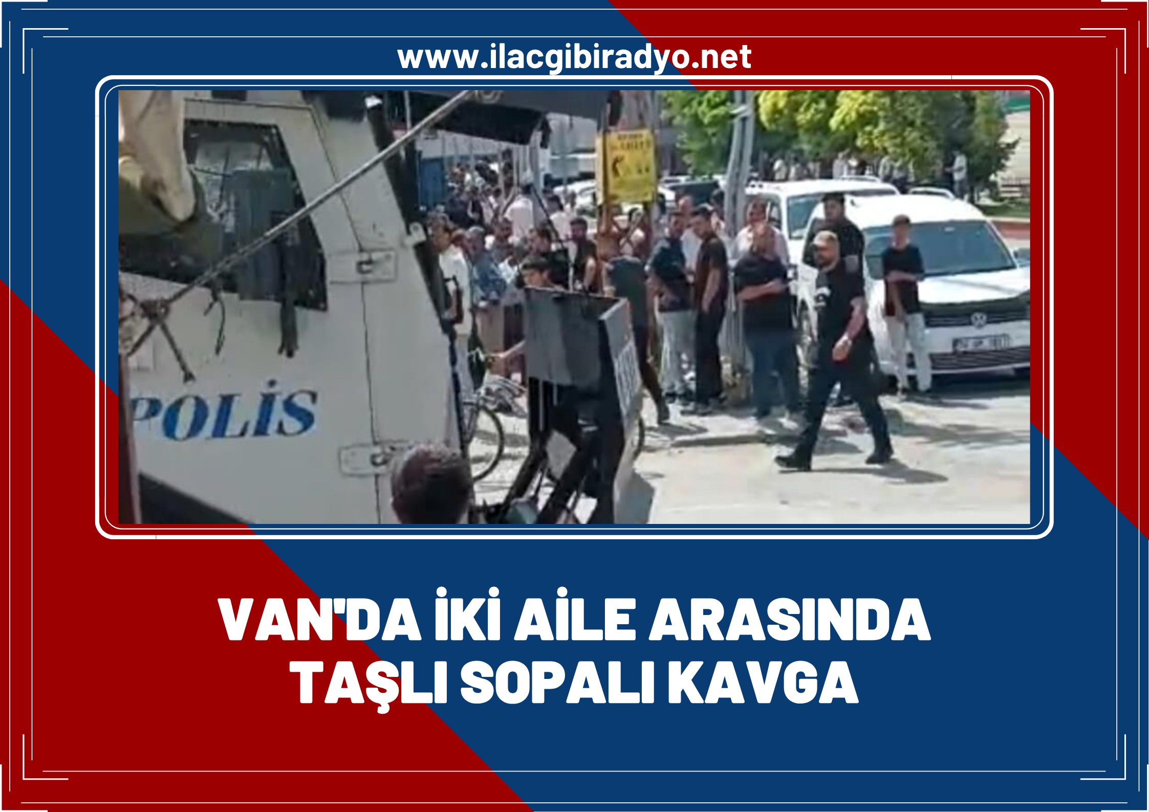 Van'da iki aile arasında taşlı sopalı kavga: 2 yaralı
