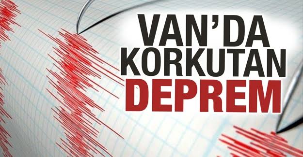 VAN'DA GECE YARISI KORKUTAN DEPREM!