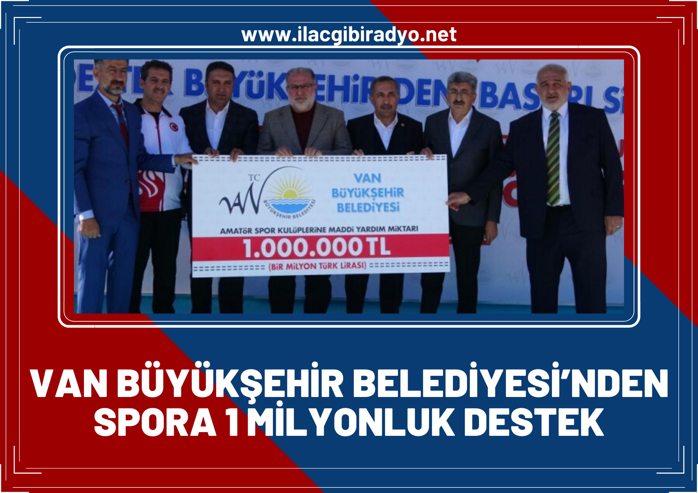 Van Büyükşehir Belediyesi’nden spora 1 milyonluk destek!