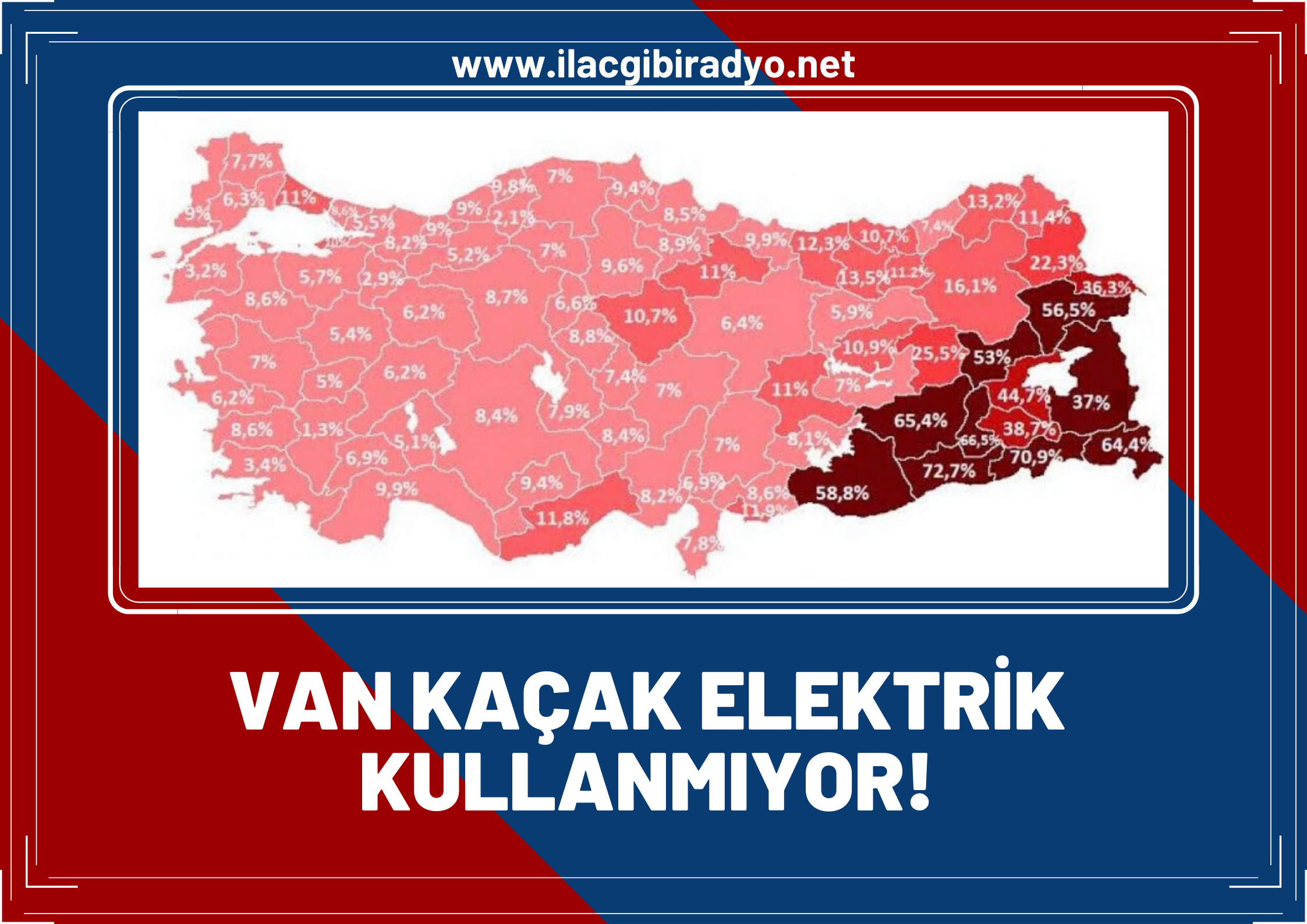 Van kaçak elektrik kullanmıyor! İşte Van’daki kaçak elektrik kullanım oranı