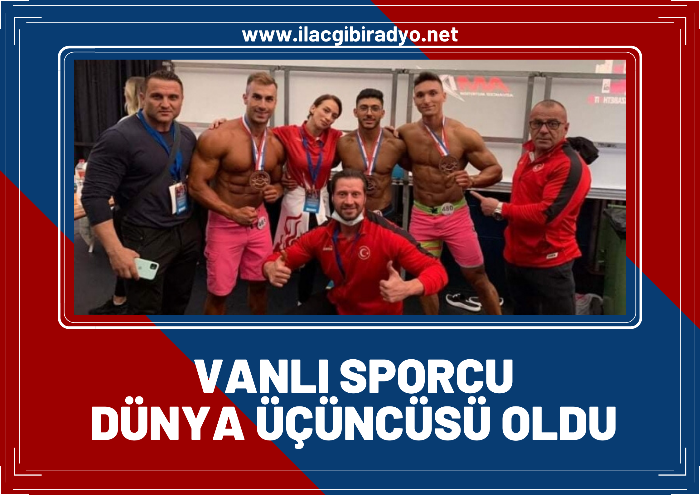 Vanlı sporcu dünya üçüncüsü oldu