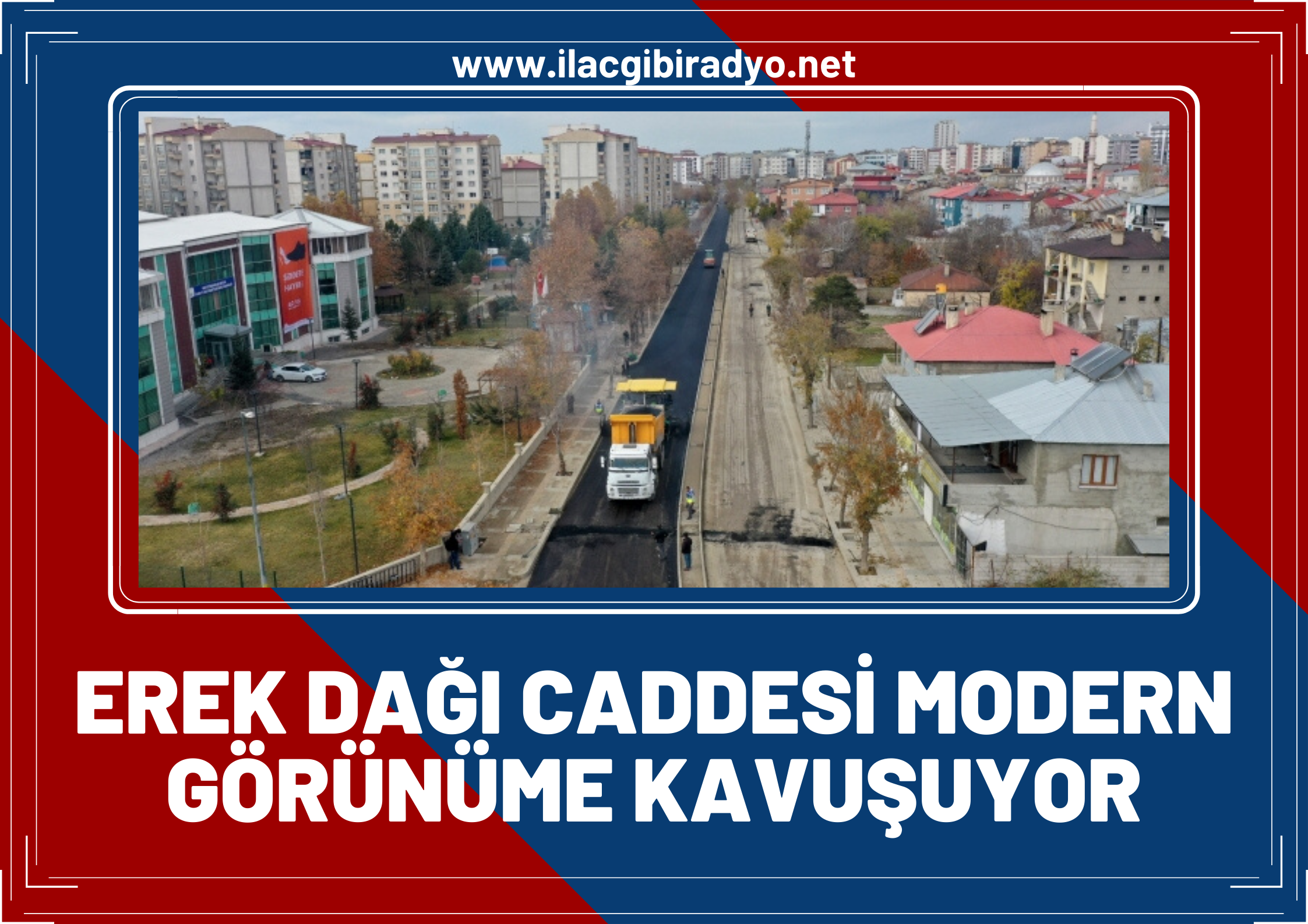 Erek Dağı Caddesi, yenileniyor… “Kötü görüntü oluşturan elektrik hatları da yer altına alındı”