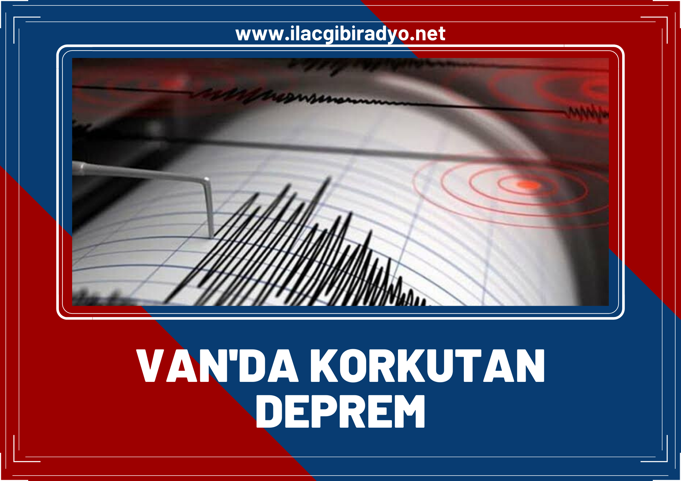 Van'da korkutan deprem! Büyüklüğü...