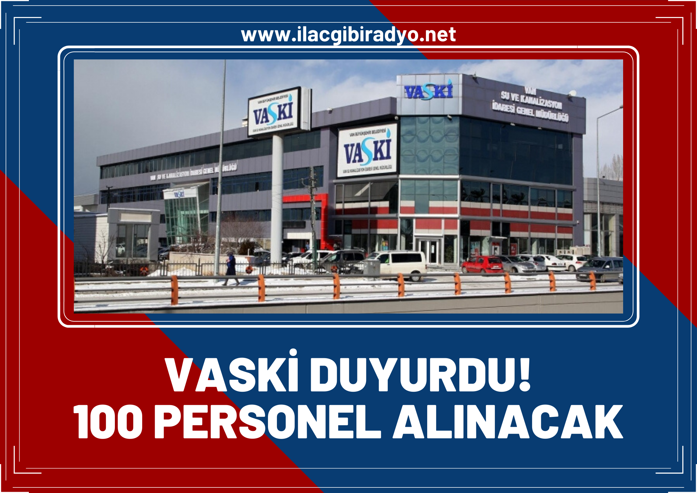 VASKİ duyurdu... 100 personel alınacak! İşte Başvuru tarihi ve şartları...