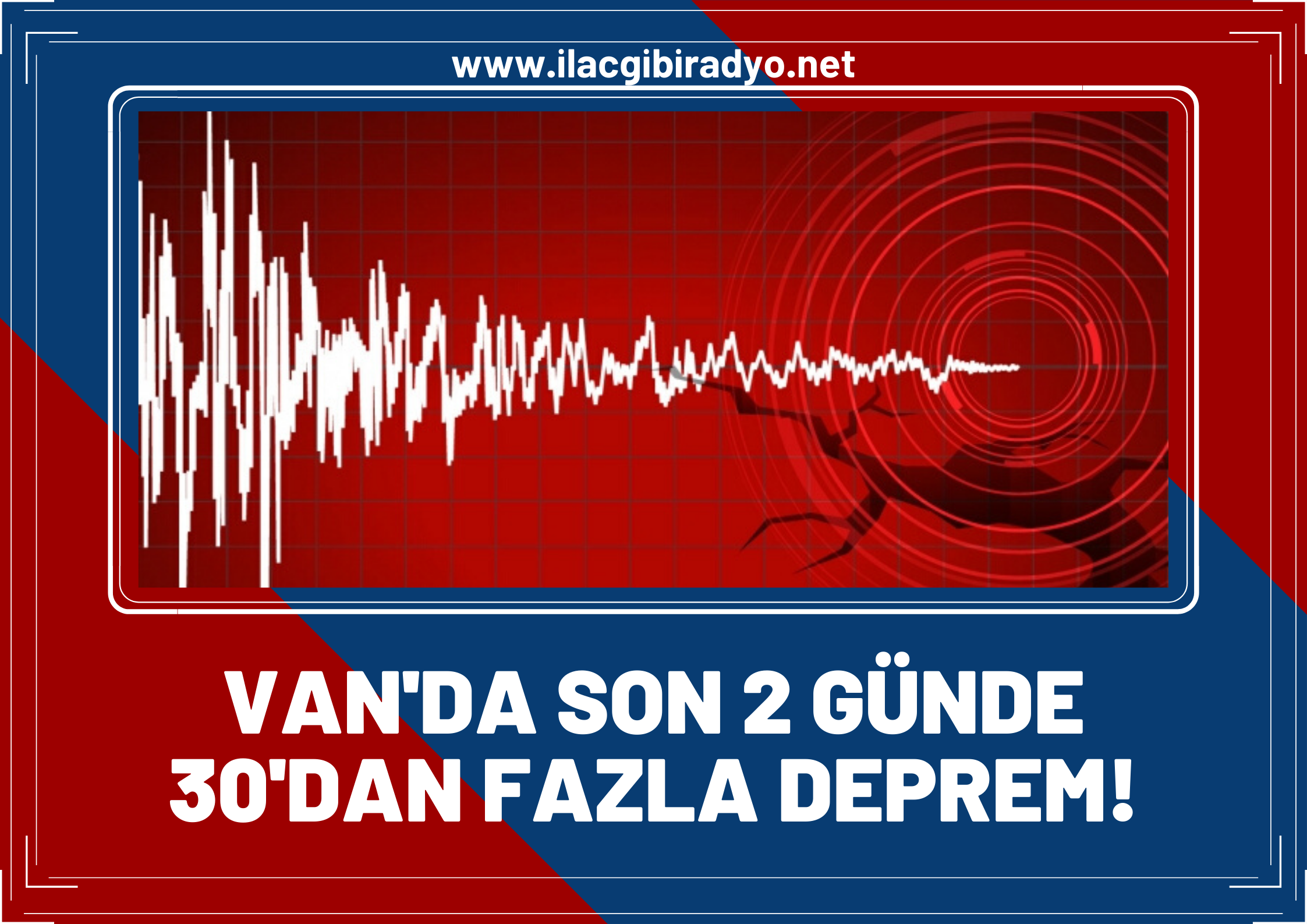 Van'da son 2 günde 30'dan fazla deprem meydana geldi