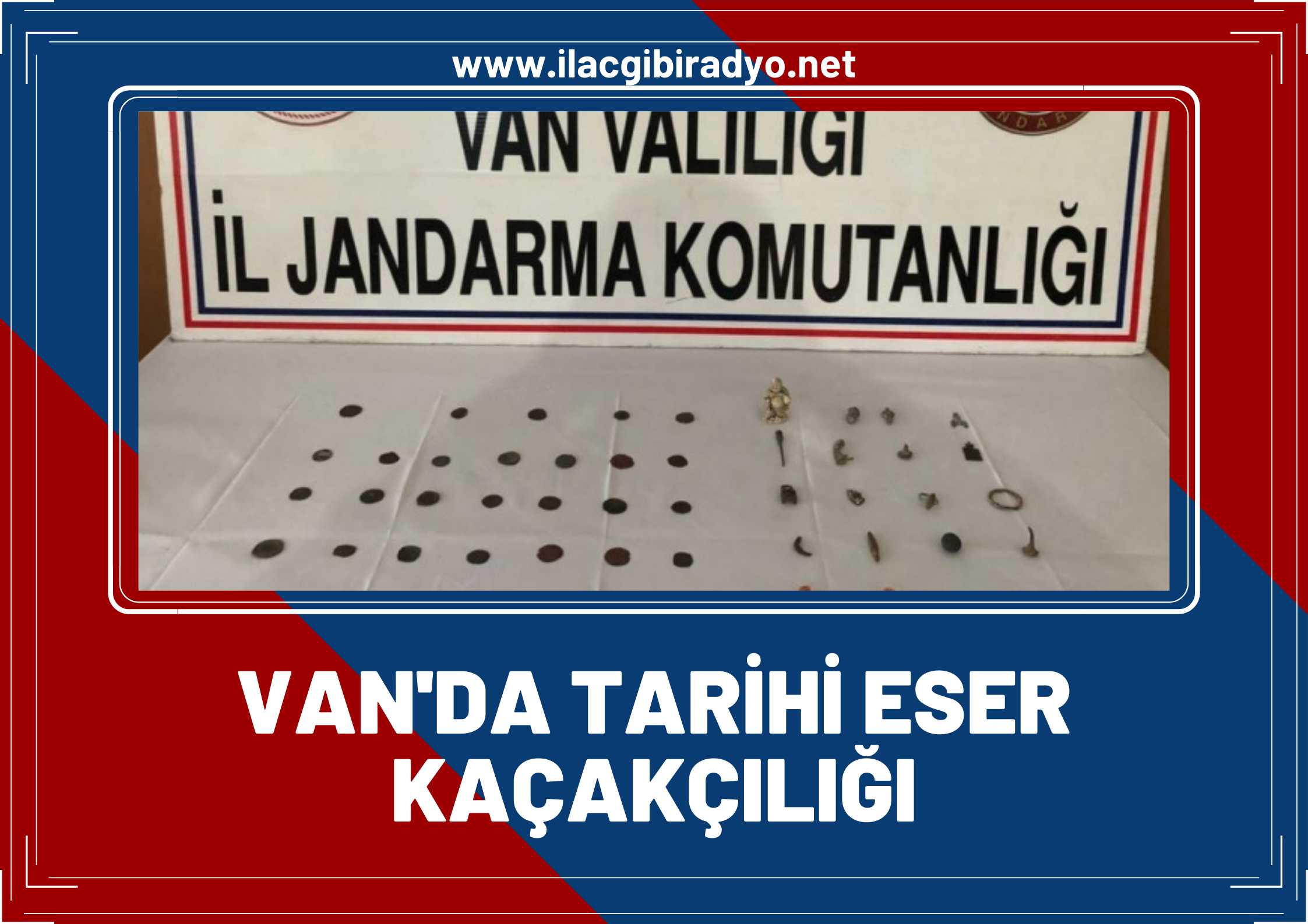 Van'da tarihi eser kaçakçılığı!