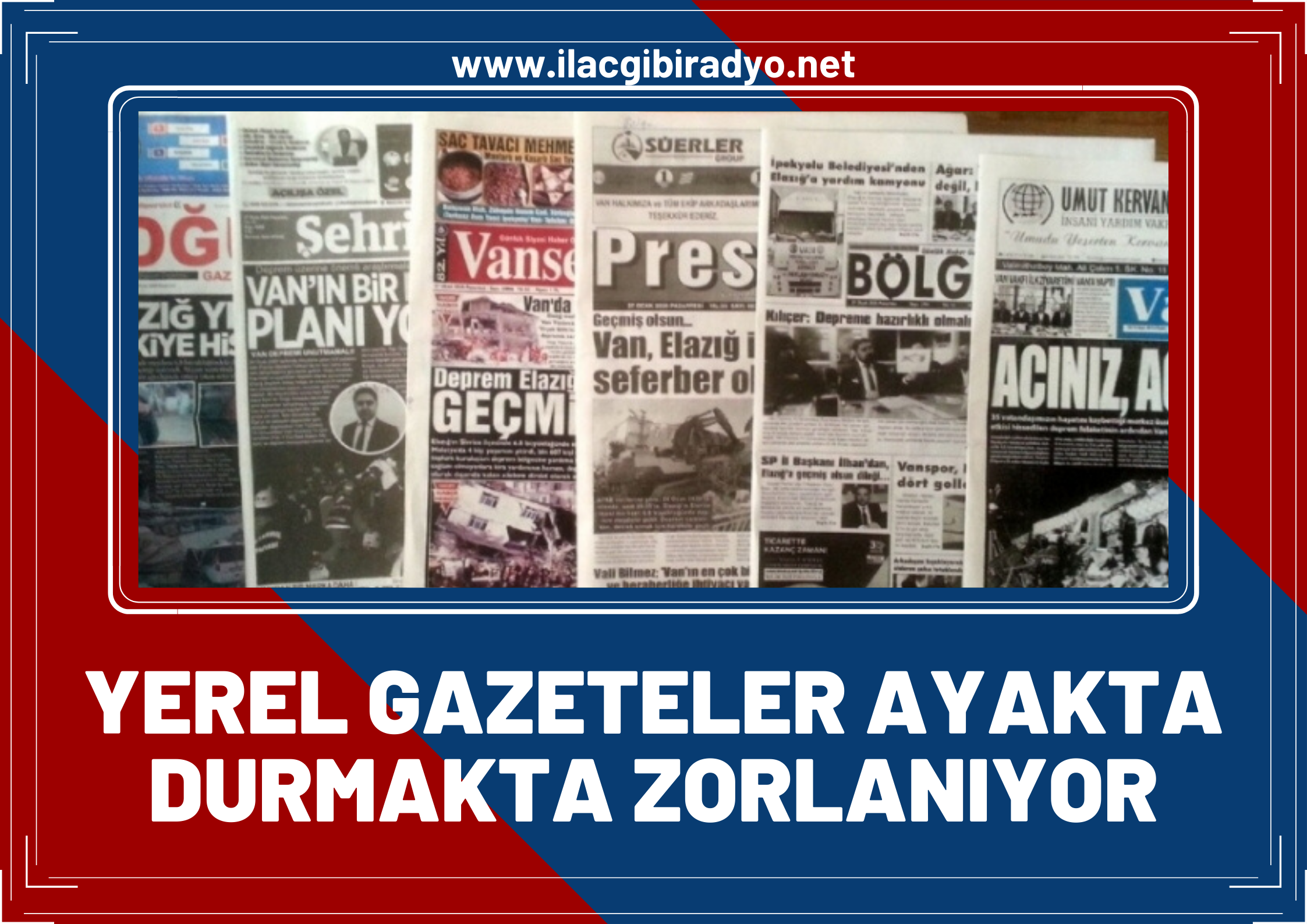 Döviz hareketliliği Van’daki yerel gazeteleri de vurdu