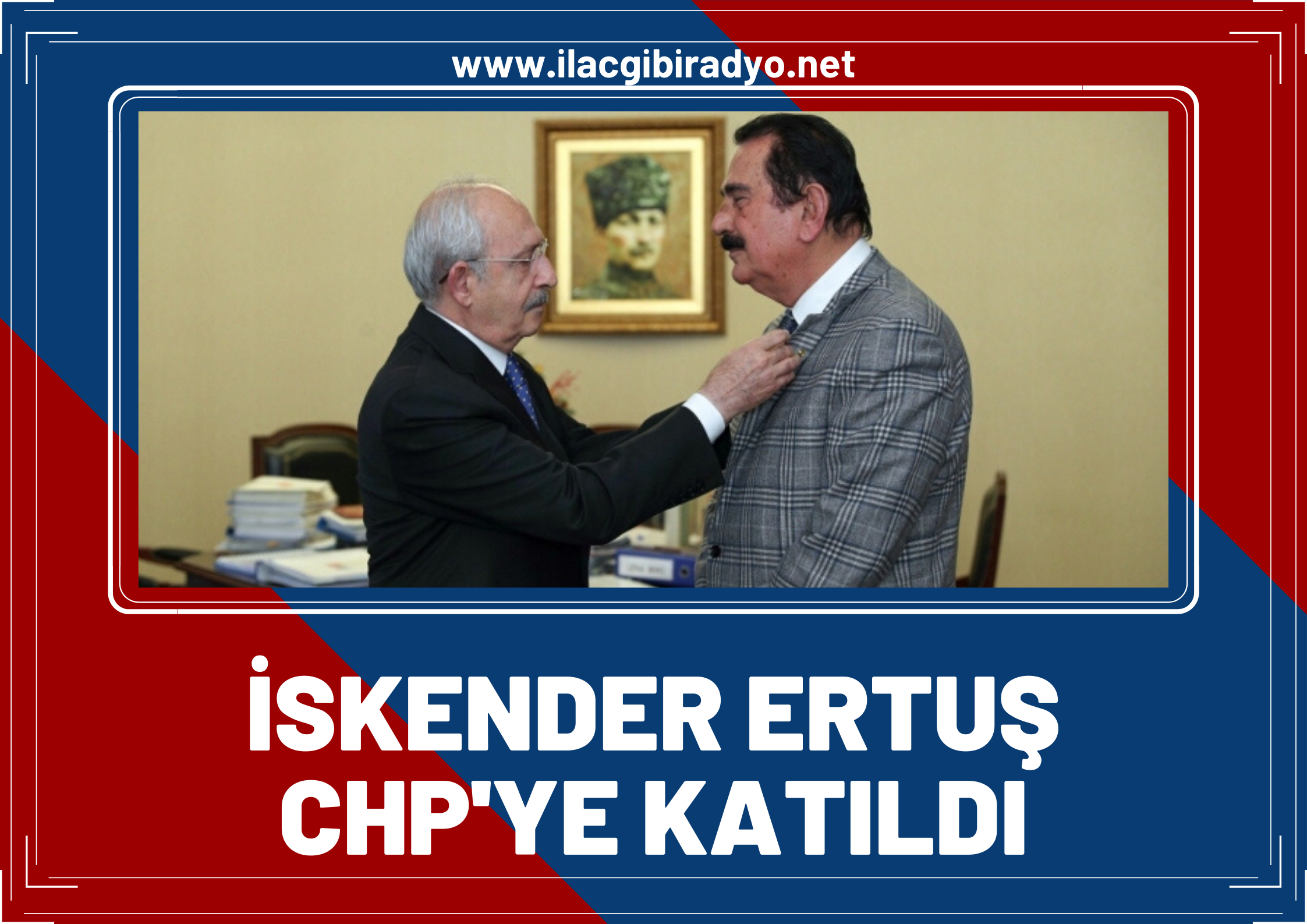 İskender Ertuş CHP'ye katıldı!