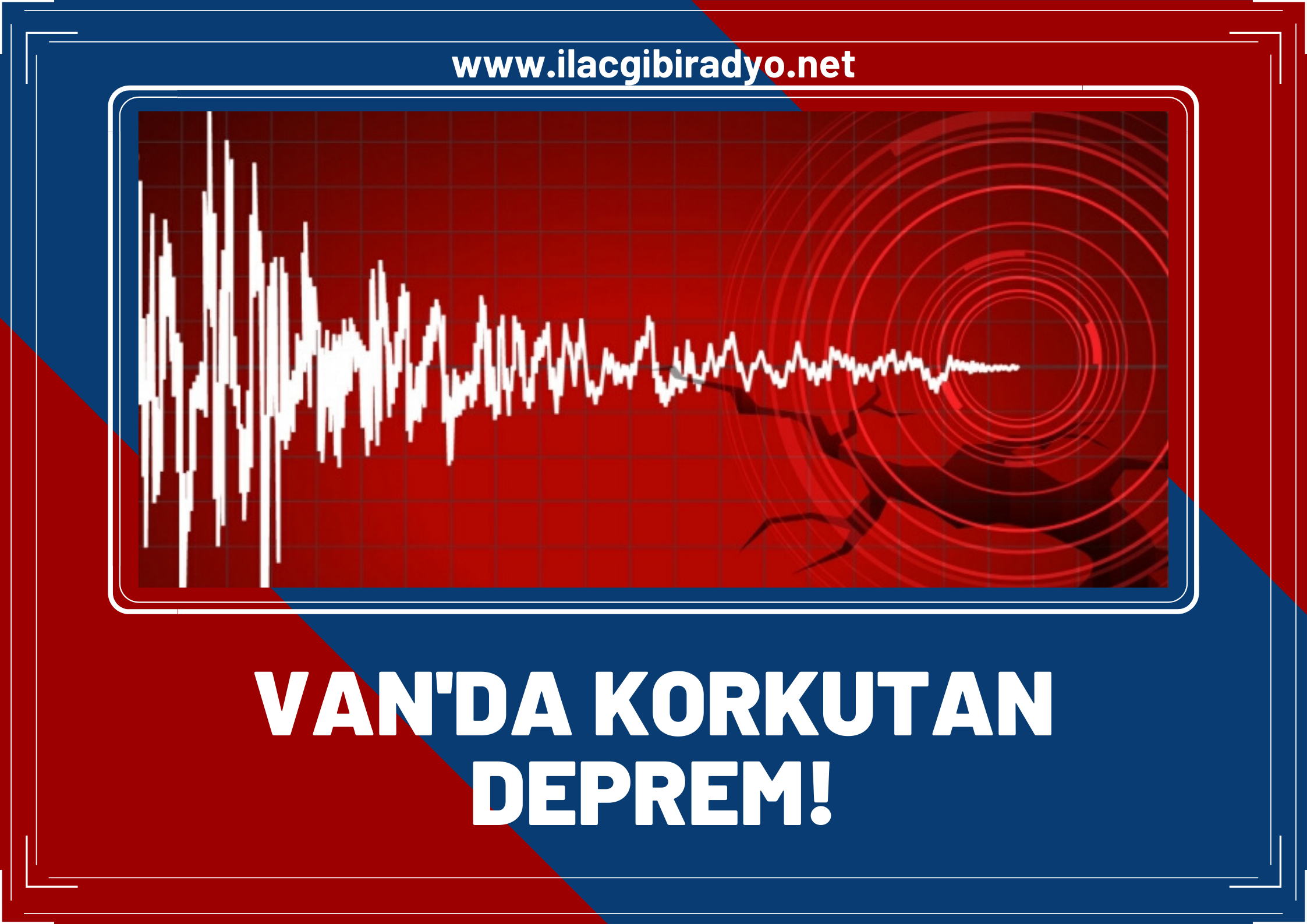 Van'da deprem oldu! İşte depremin büyüklüğü