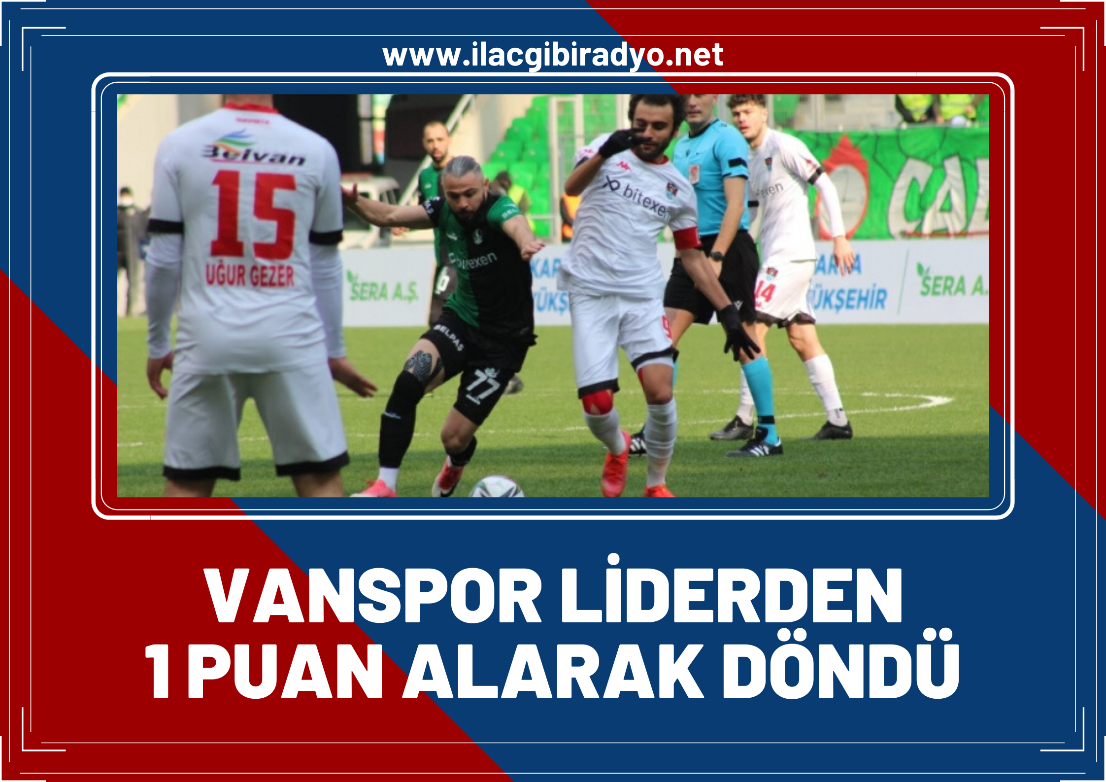 Vanspor liderden puan alarak döndü!