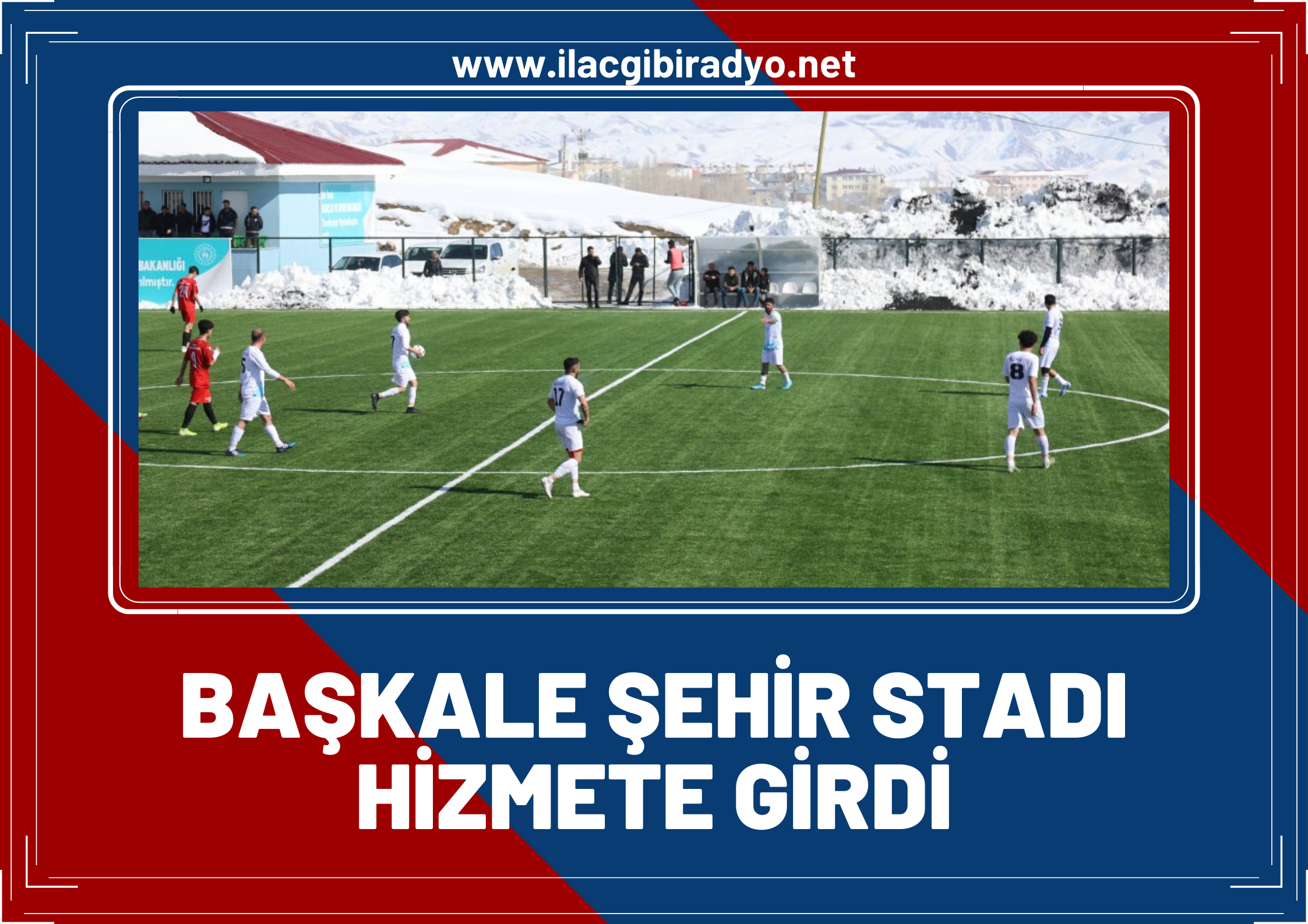 Başkale şehir stadı hizmete girdi