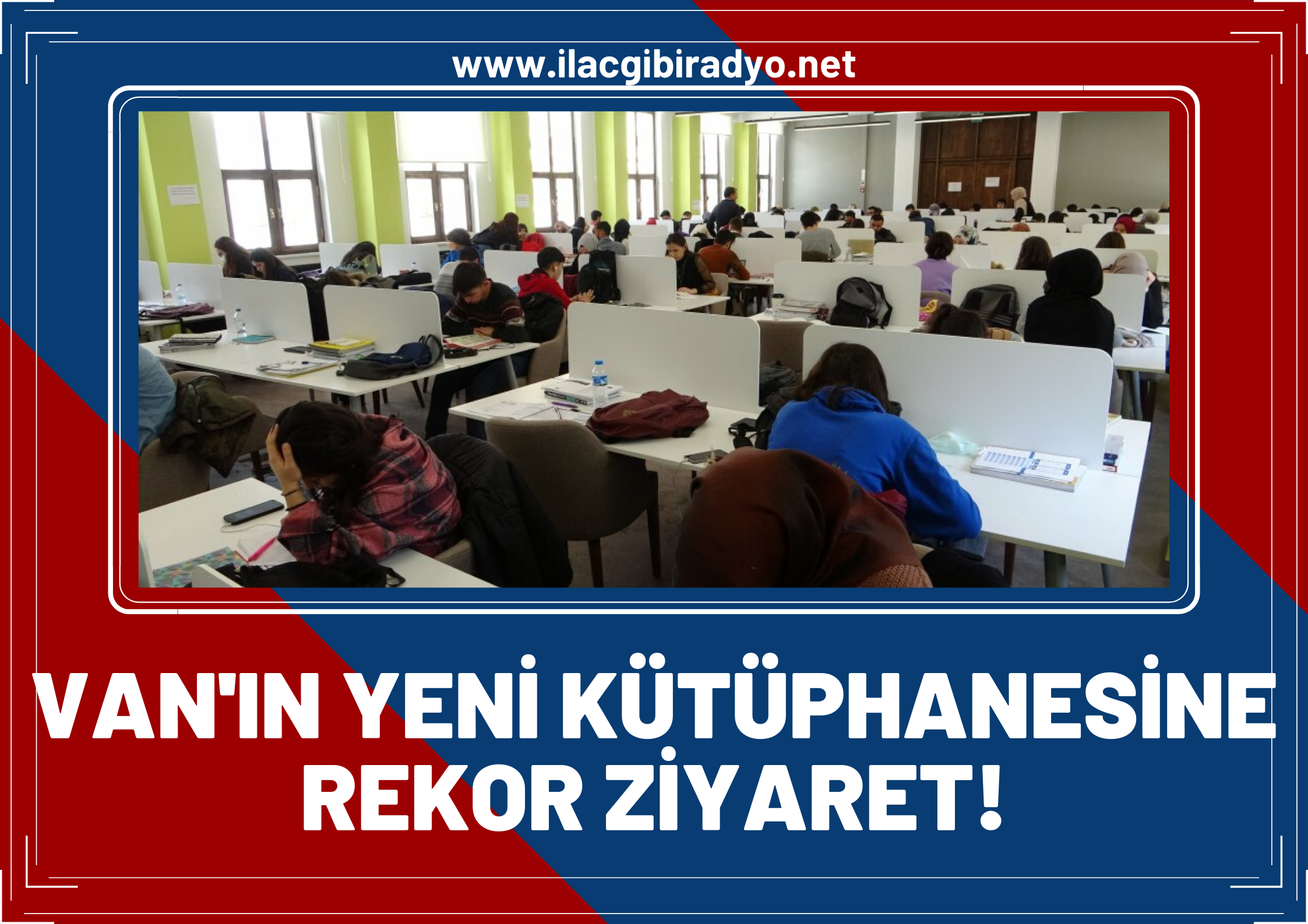 Van'ın yeni kütüphanesini 10 günde kaç kişi ziyaret etti? Rekor ziyaret!