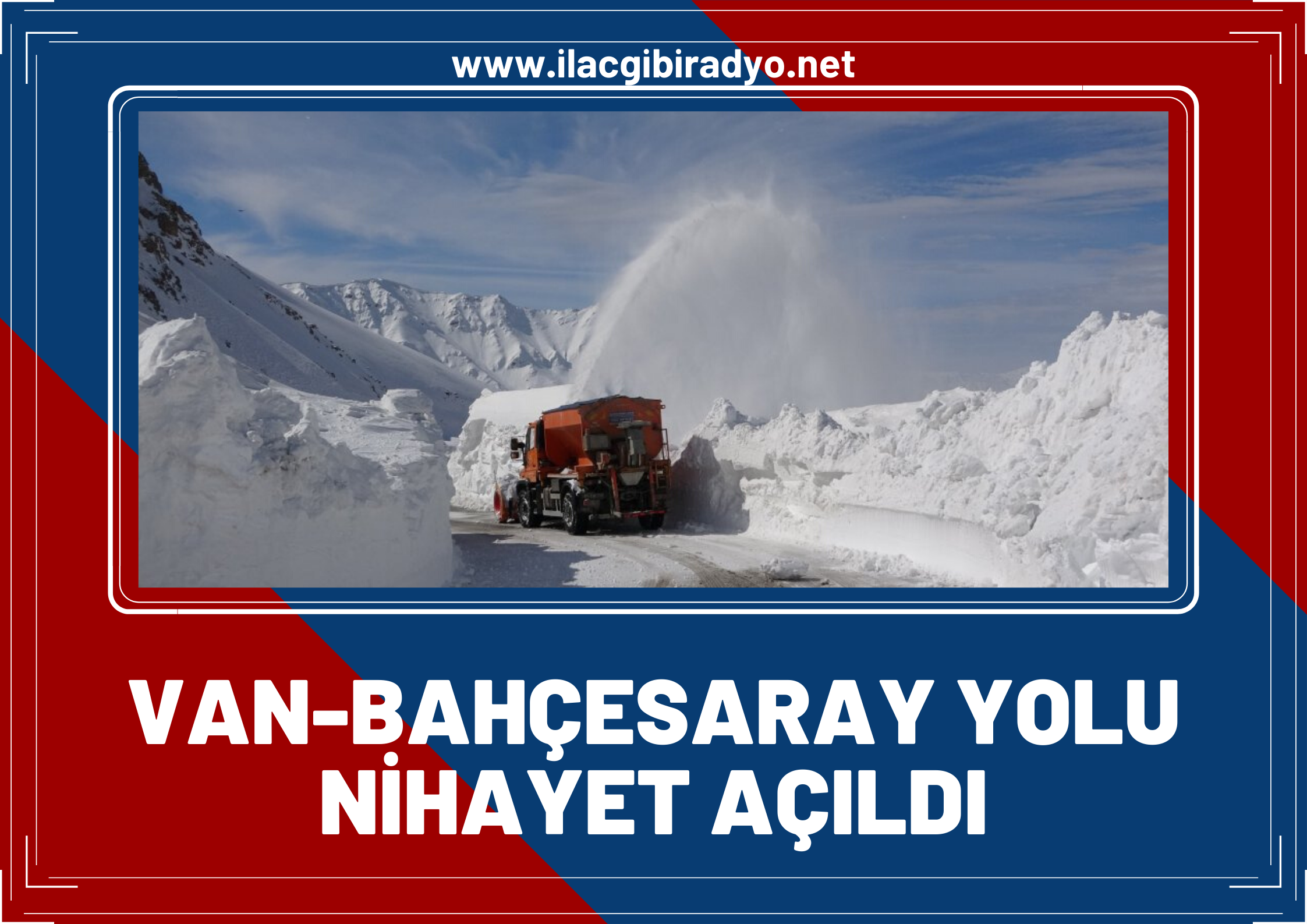 Nihayet açıldı! 36 gündür kapalı olan Bahçesaray yolu ulaşıma açıldı!