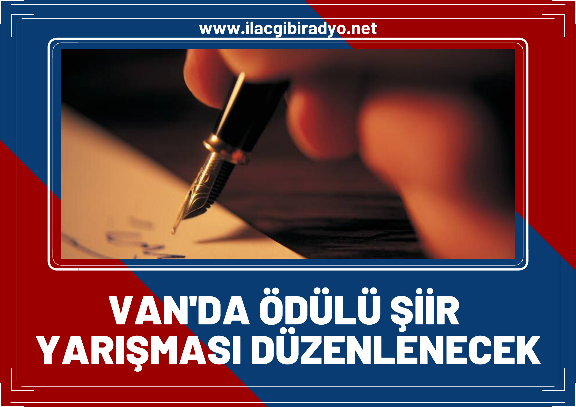 Van'da ödüllü şiir yarışması düzenlenecek! Tam altın, Yarım altın, Çeyrek altın...