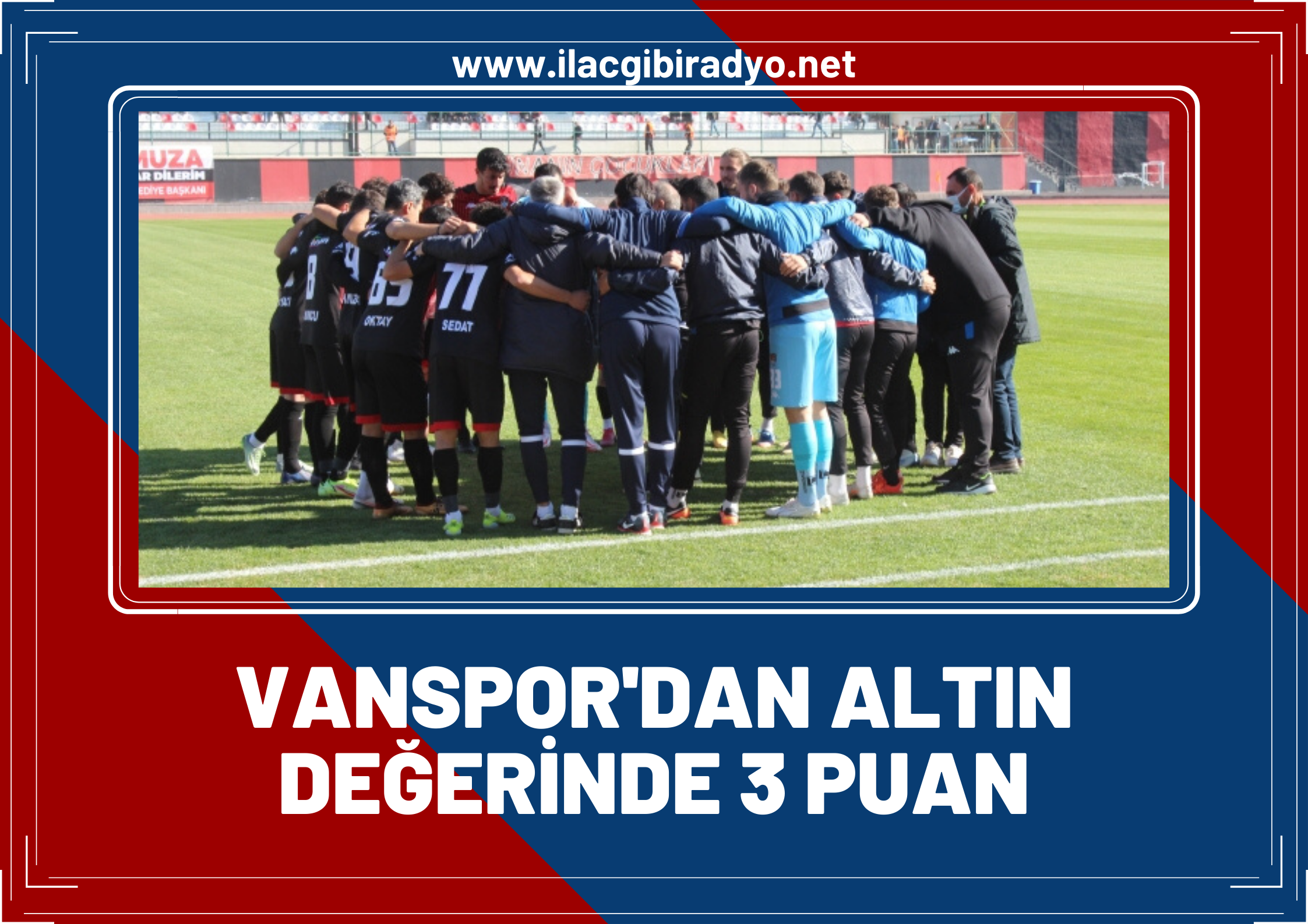 Vanspor, Diyarbekir deplasmanında 3 puanı tek golle aldı!