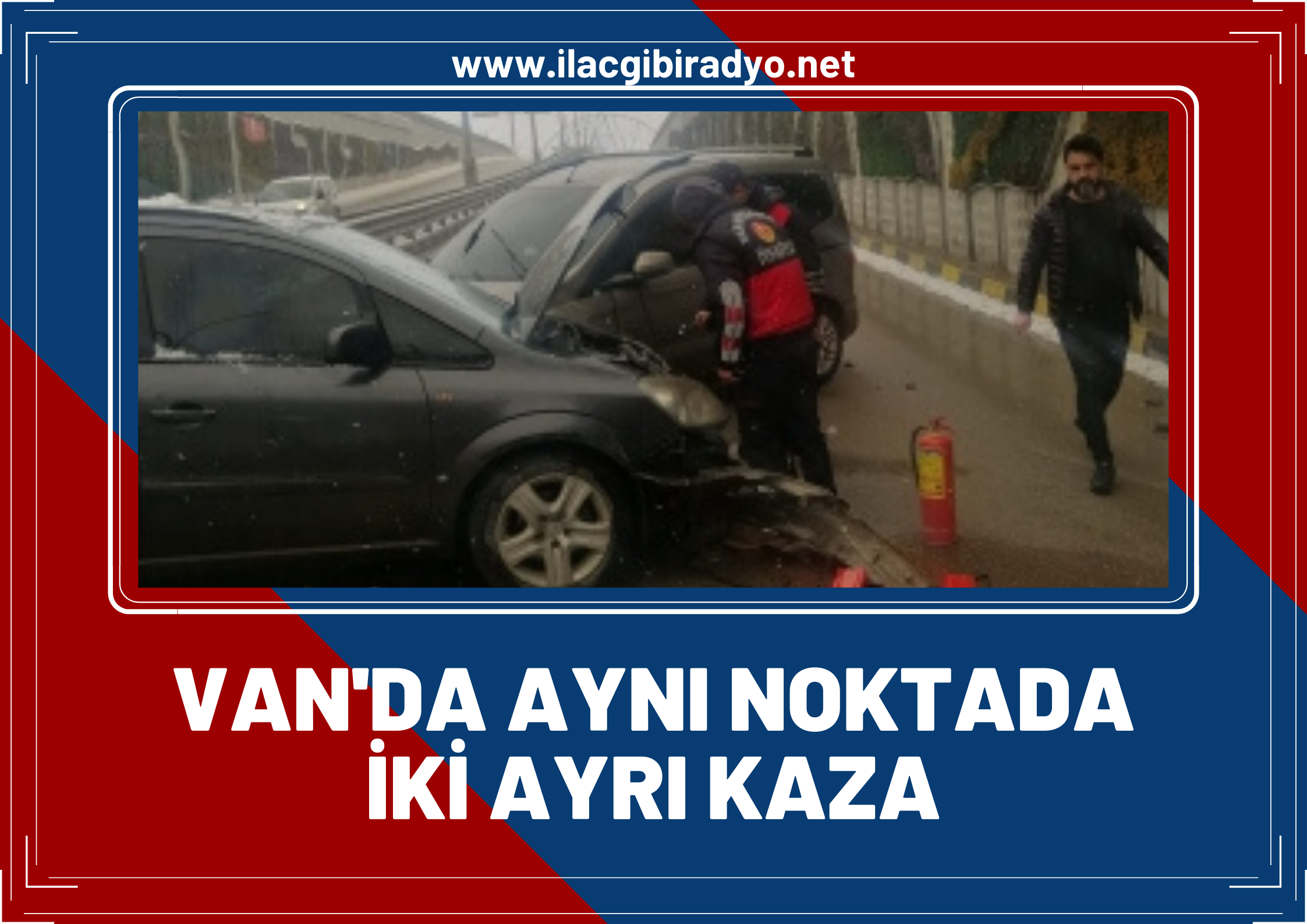 Aynı noktada iki ayrı kaza: 1 yaralı