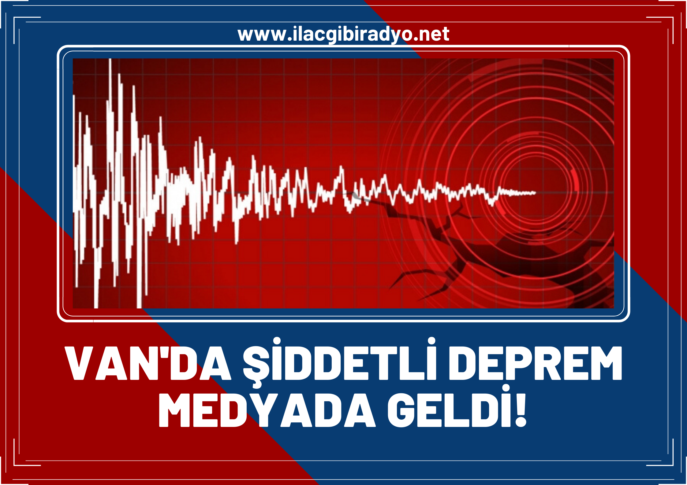 Van'da şiddetli deprem oldu! İşte depremin büyüklüğü...