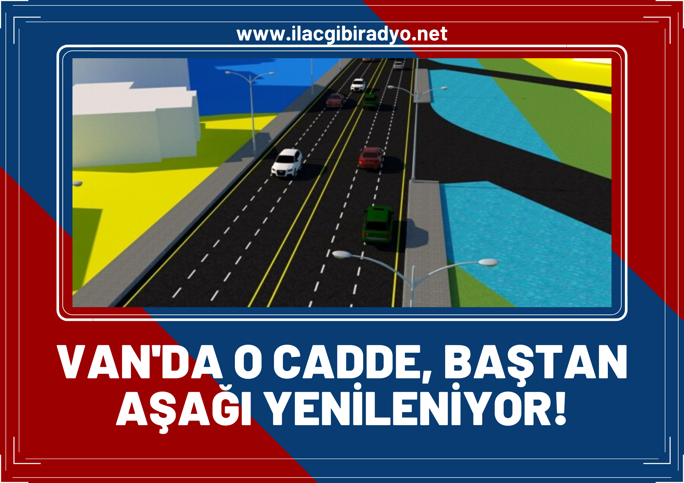 Van Büyükşehir Belediyesi harekete geçti! Van’da bir cadde baştan aşığı yenileniyor!