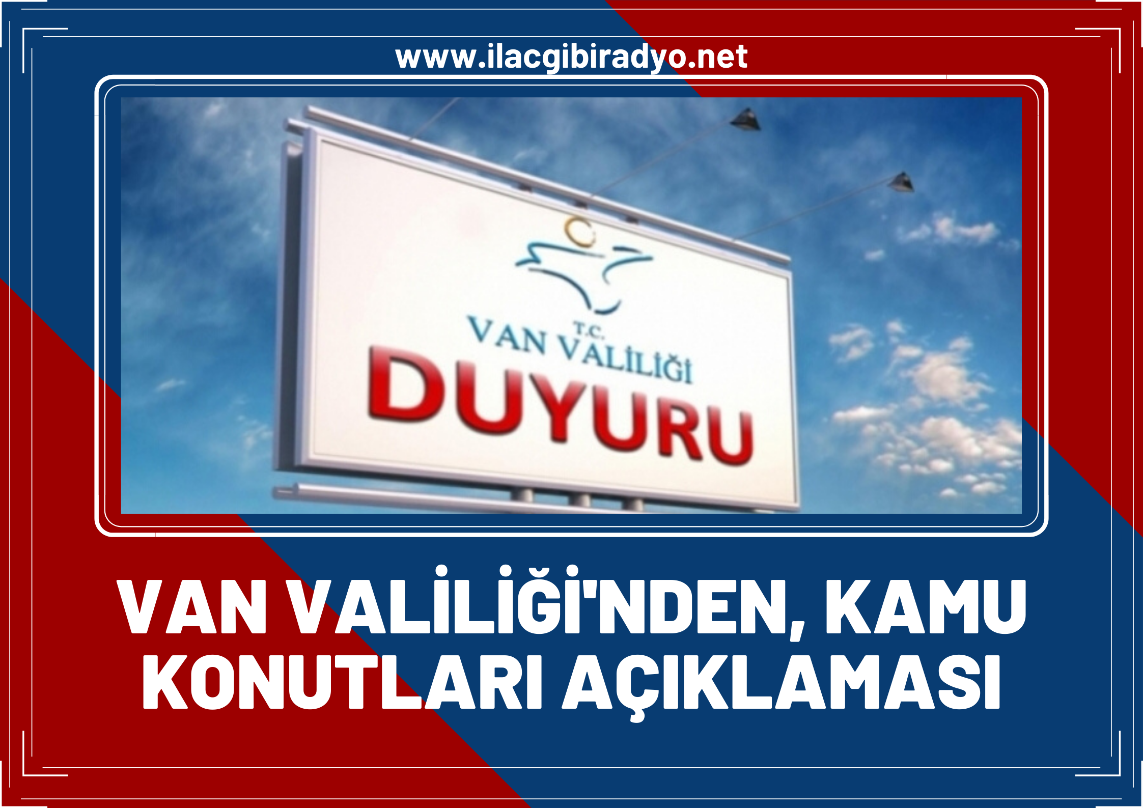 Van Valiliğinden kamu konutları hakkında açıklama! Konu gerçeği yansıtmıyor.