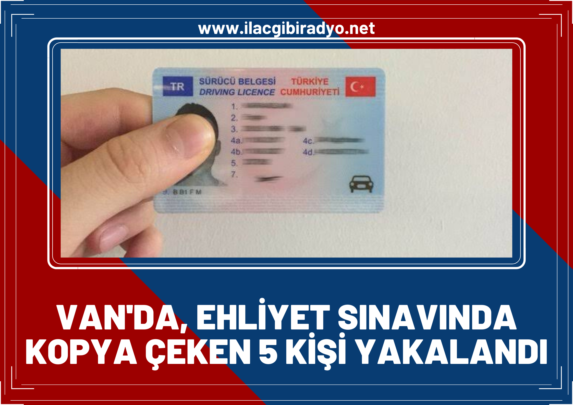 Van'da kurdukları ses sistemiyle ehliyet sınavında kopya çeken 5 kişi yakalandı!