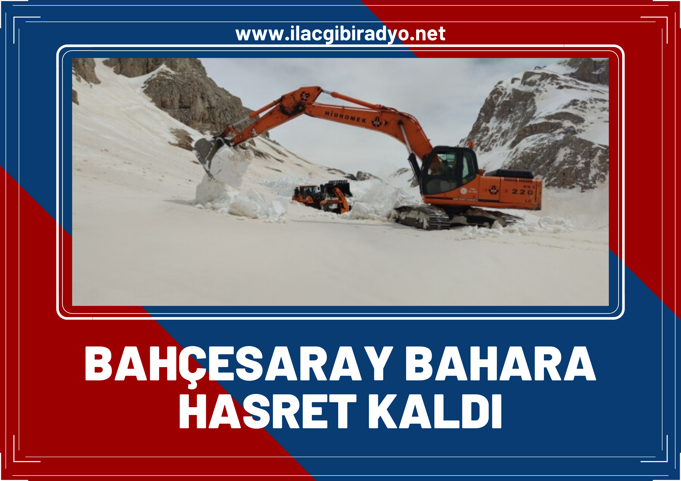 Bahar geldi, Bahçesaray'ın kışı bitmedi!