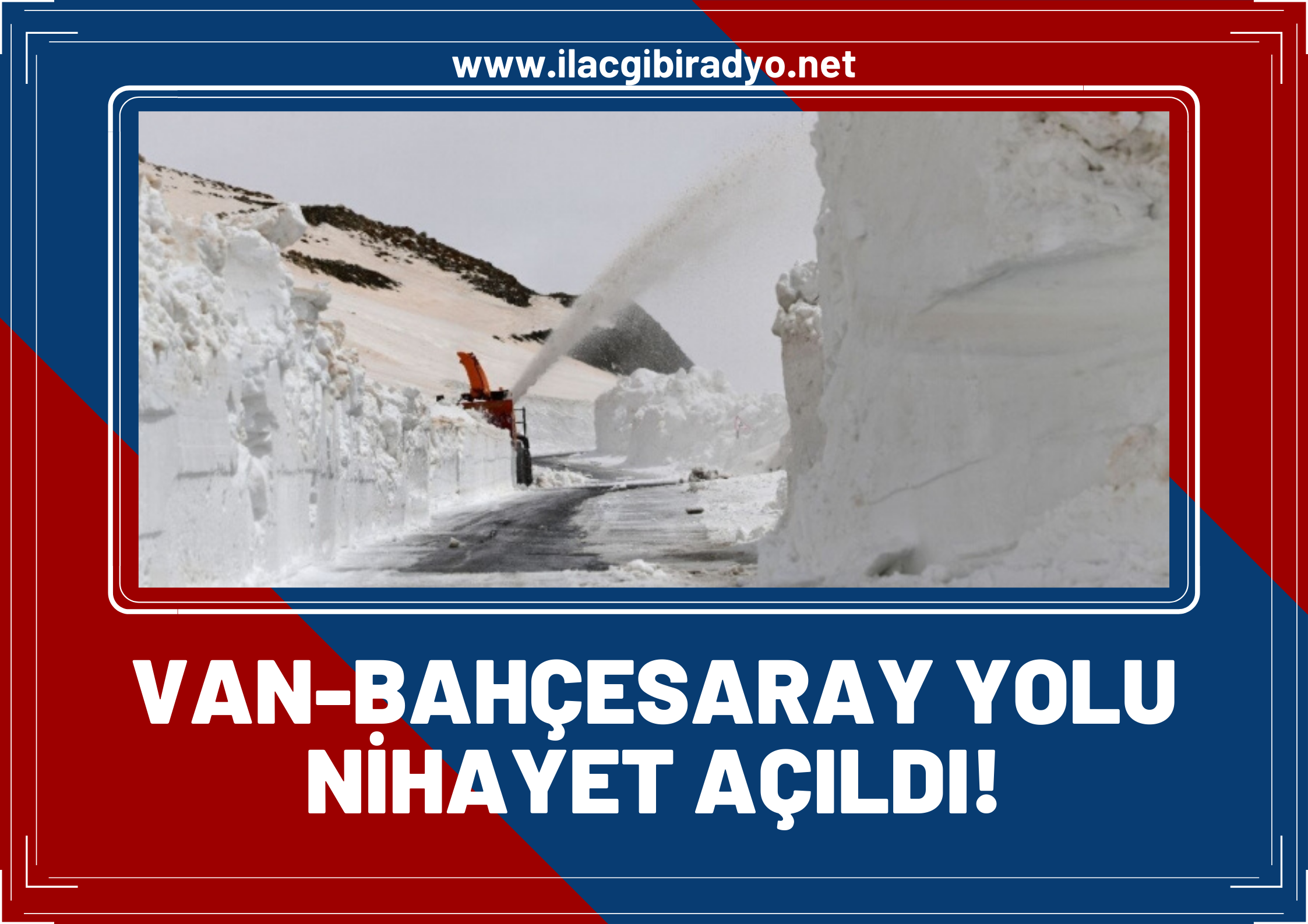 Nihayet açıldı! Bahçesaray yolu 3 ayın sonunda ulaşıma açıldı!