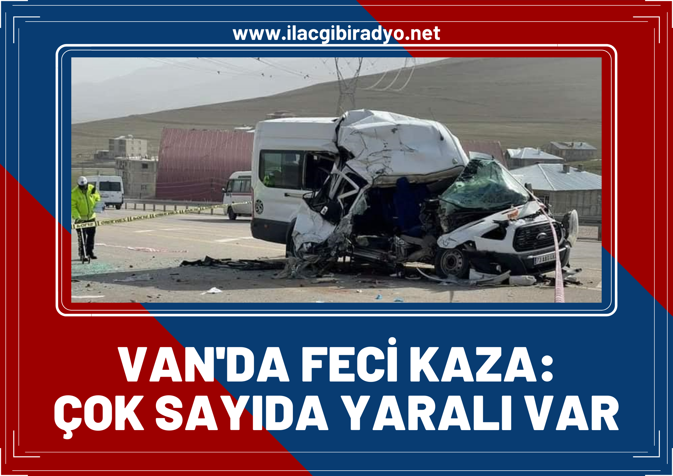 Van’da Tekstil İşçilerini Taşıyan Minibüs Kaza Yaptı!