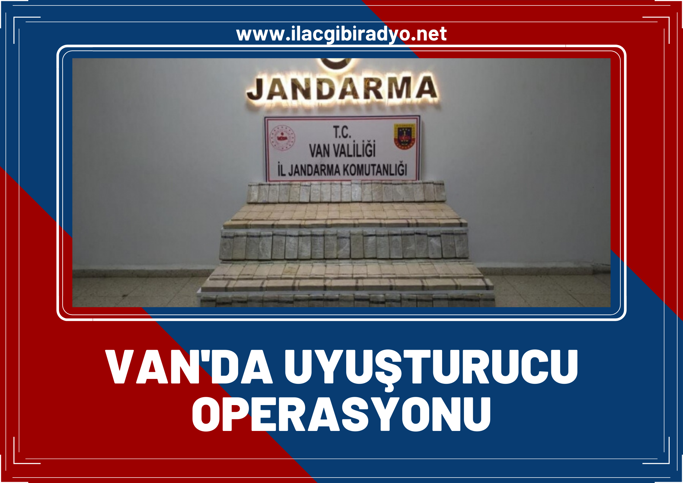 Van'da uyuşturucu operasyonu! Çuvala gizlenmiş 102 kilogram eroin ele geçirildi