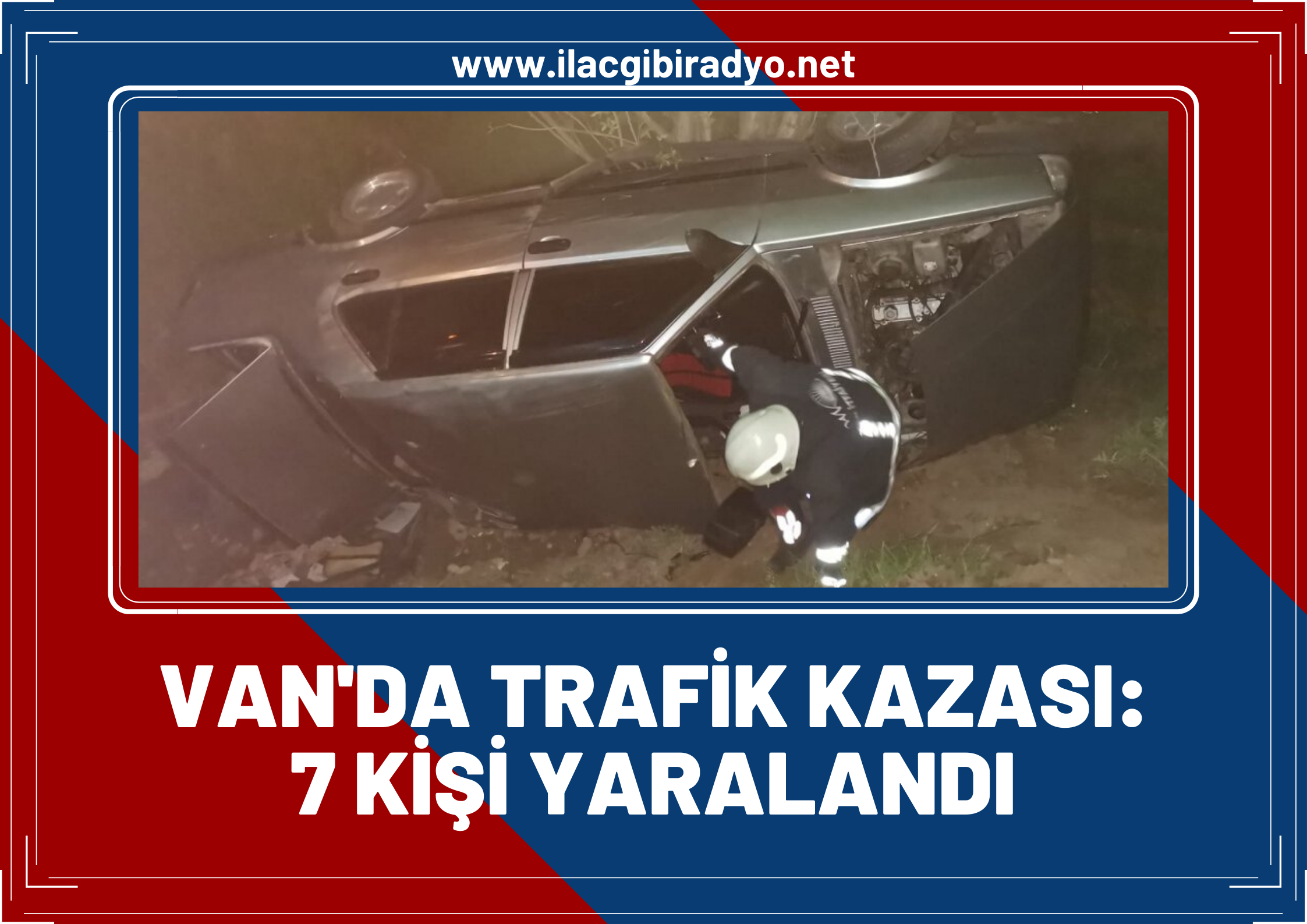 Van'da trafik kazası: 7 yaralı