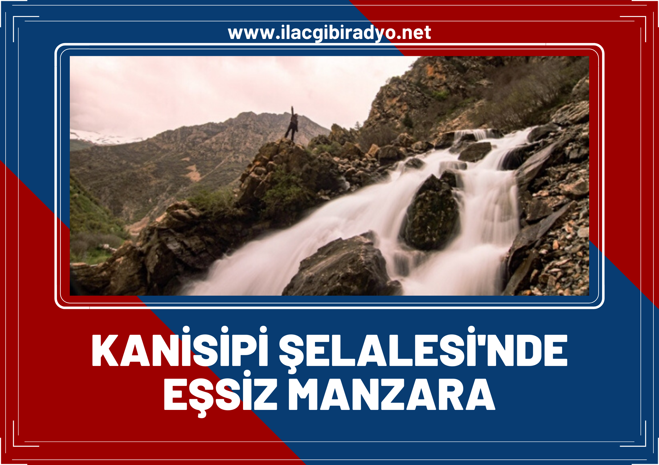 Yağışlar Kanisipi Şelalesini coşturdu, doğaseverler eşsiz manzaraya hayran kaldı!