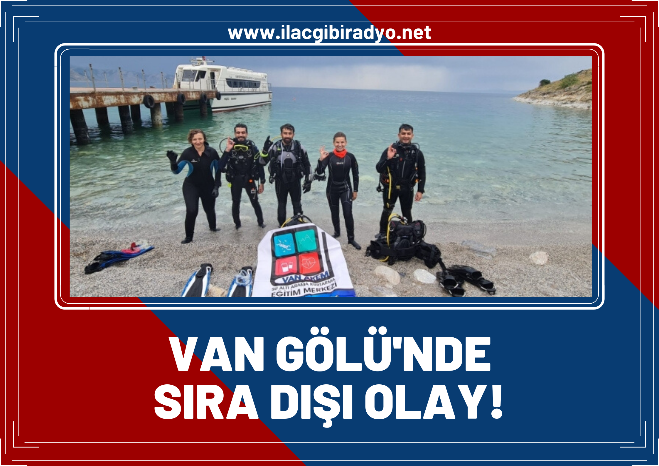 Van Gölü’nde sıra dışı bir olay yaşandı! İlk kez görüldü