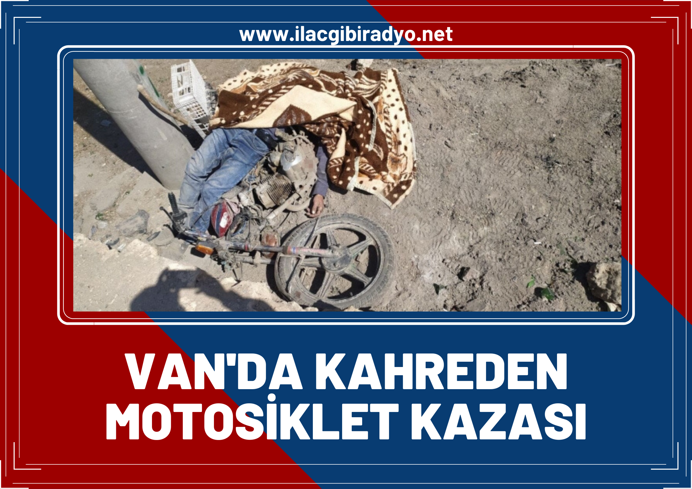 Van'da kahreden kaza! Kafası beton elektrik direğine çarpan genç hayatını kaybetti