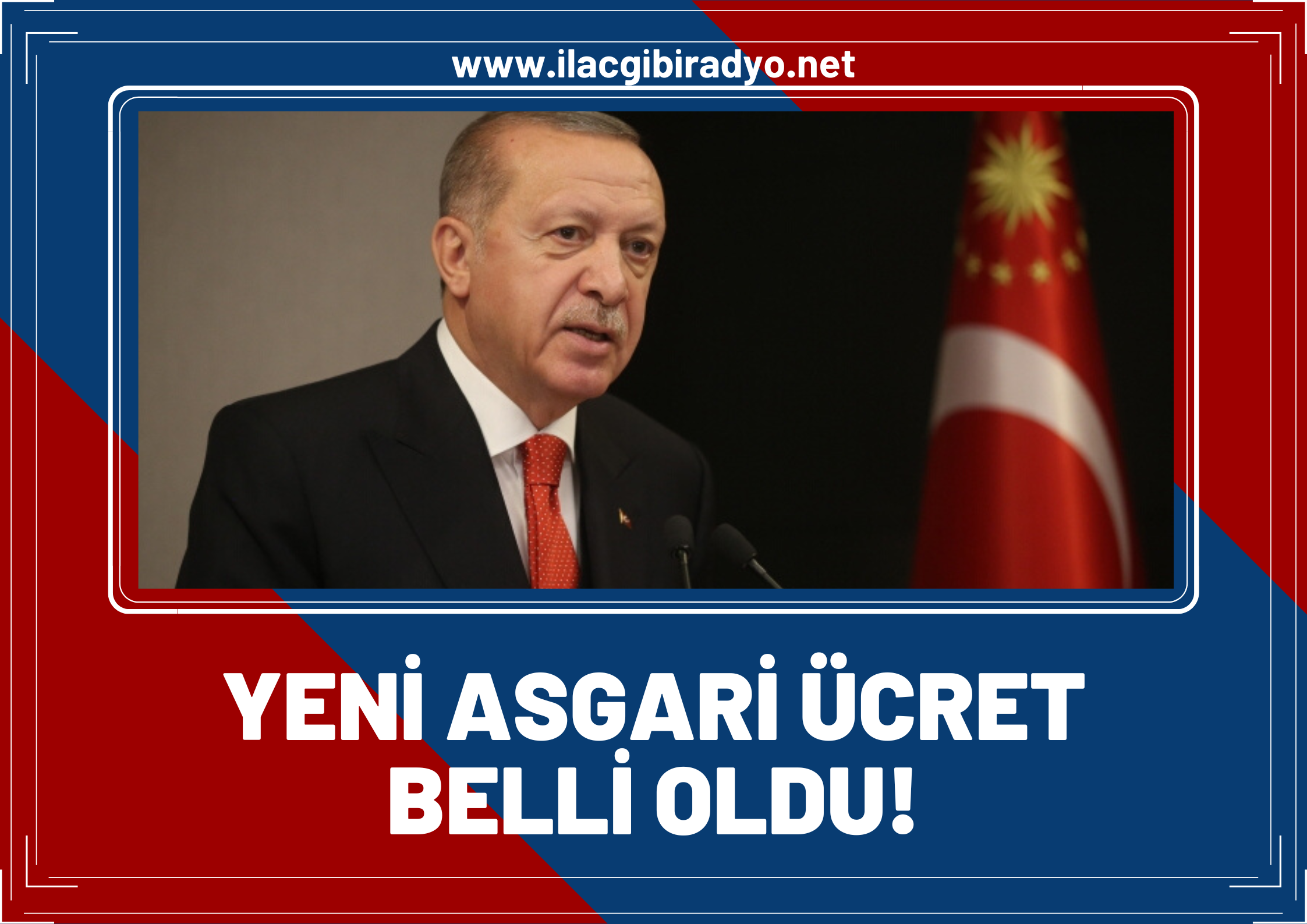 Cumhurbaşkanı Erdoğan yeni asgari ücreti açıkladı!