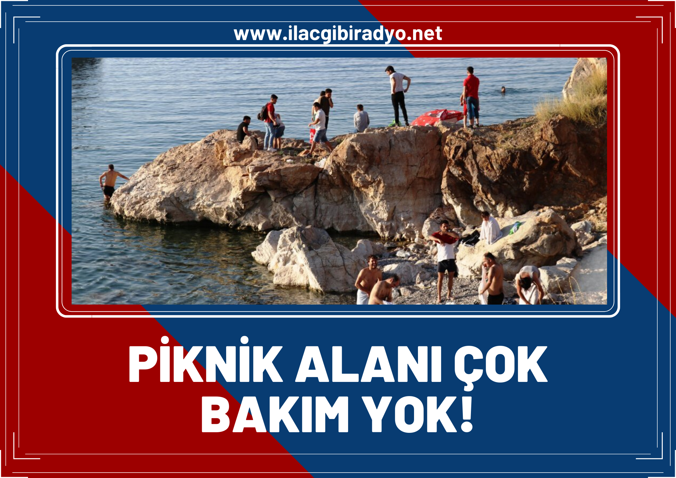 Gölü sahillerinde piknik alanı çok, bakım yok!